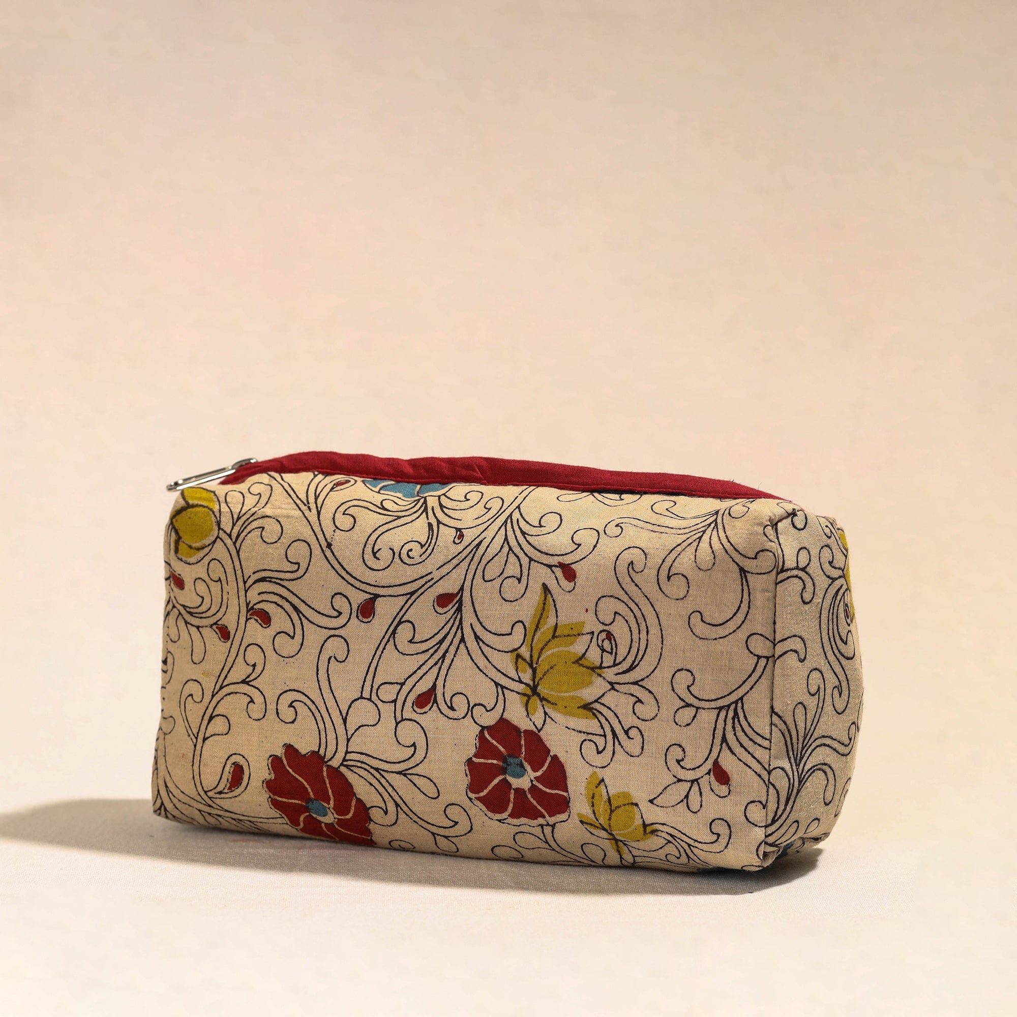 NOORI BAZAR Beige - Handmade Cotton Toiletry Pouch 08 - view 2