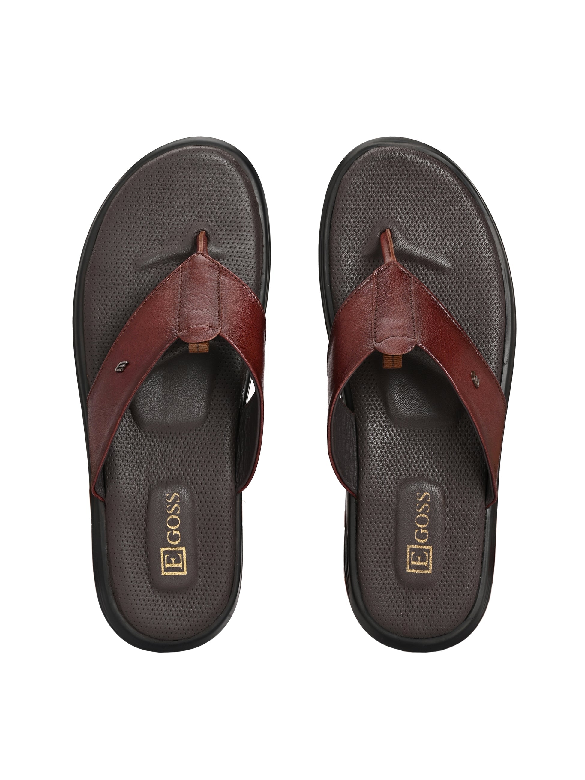 Egoss Shoes Egoss Leather Slippers For Men - view 11