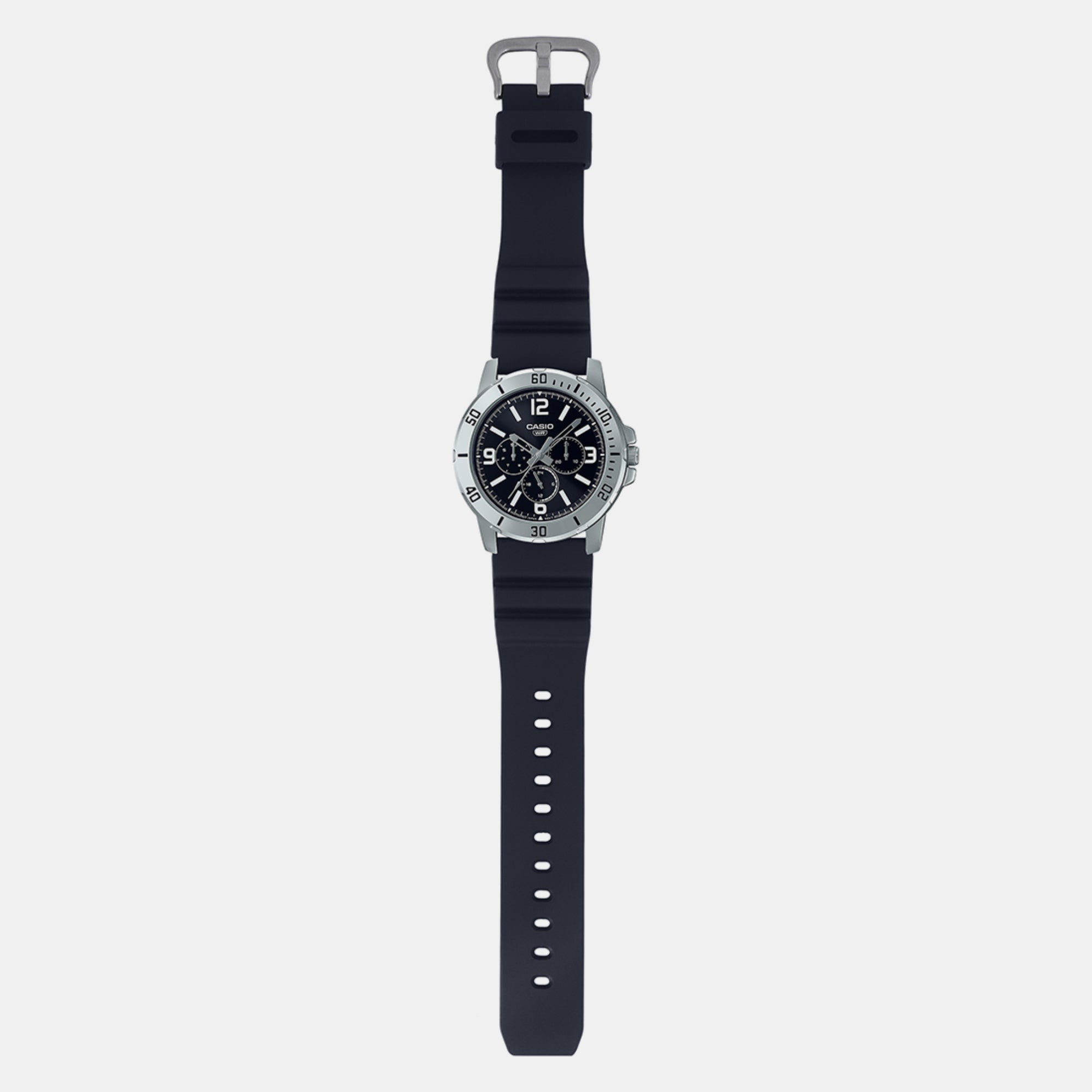 Casio Enticer Men Quartz Black Dial Chronograph Resin Watch A2143 - view 5