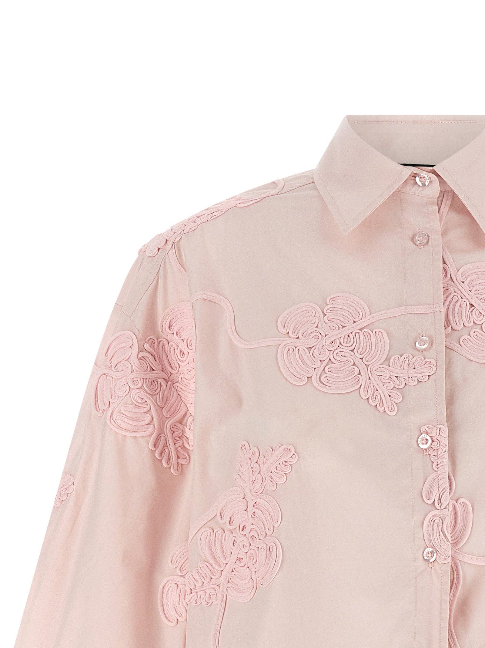 Rotate Birger Christensen Floral Embroidery Shirt - view 3