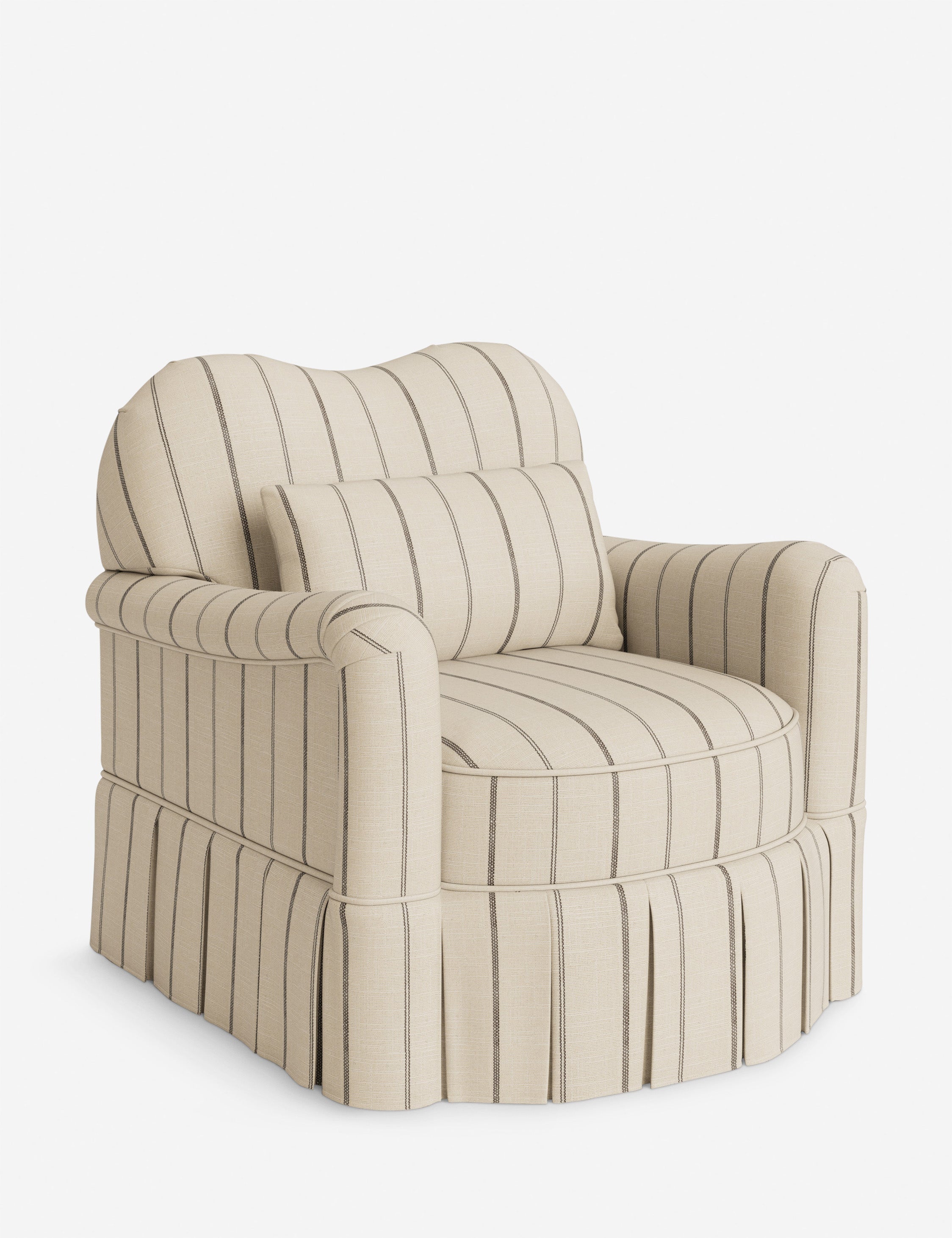 Lulu and Georgia Middleton Skirted Accent Chair by Ginny Macdonald - view 165