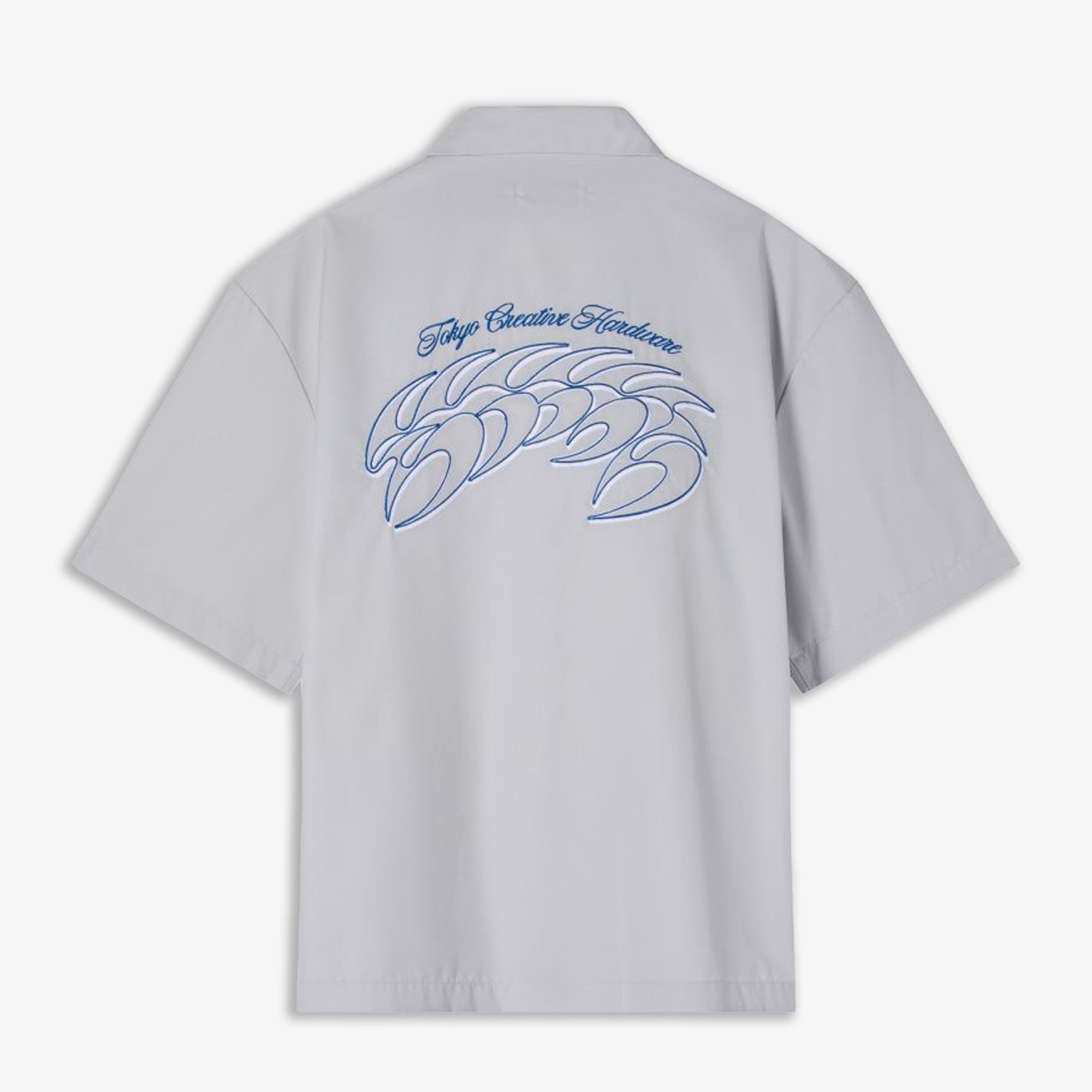 Edwin | Staff Uniform Shirt Ss { Pale Grey - view 2