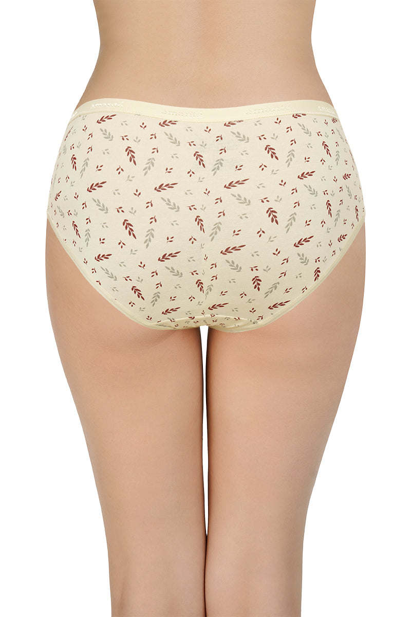 Amante Printed Mid Rise Hipster Panty (Pack of 3) - view 9