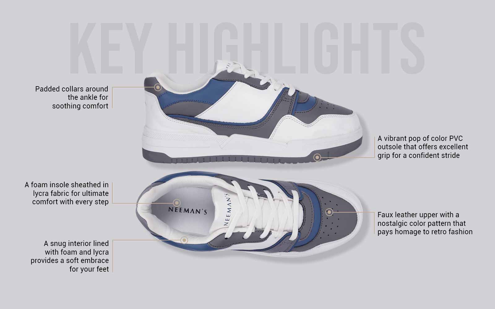 Neeman's The SneakPops : Grey Blue - view 6