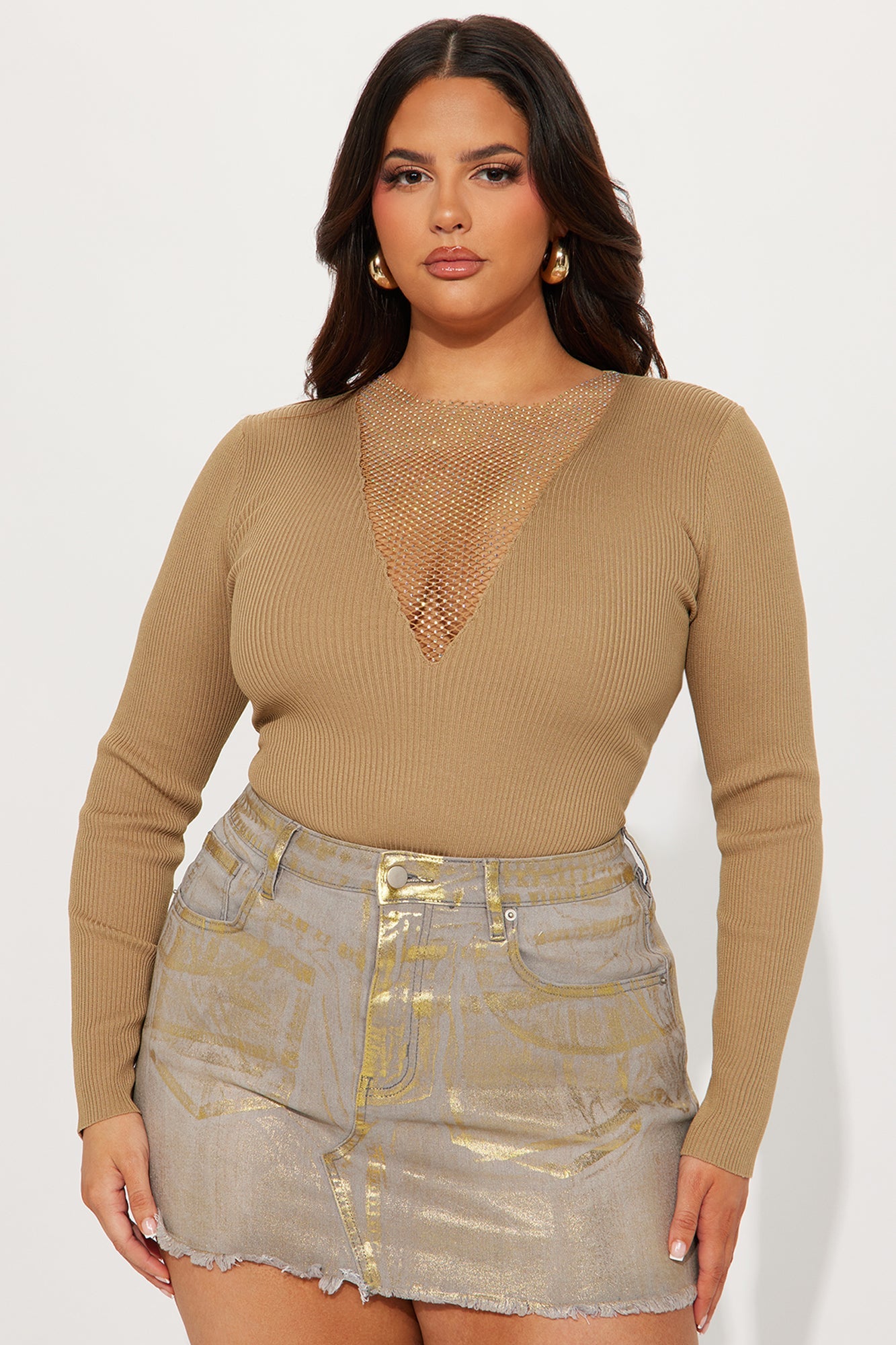 BlackTree Rhinestone Bodysuit - view 7