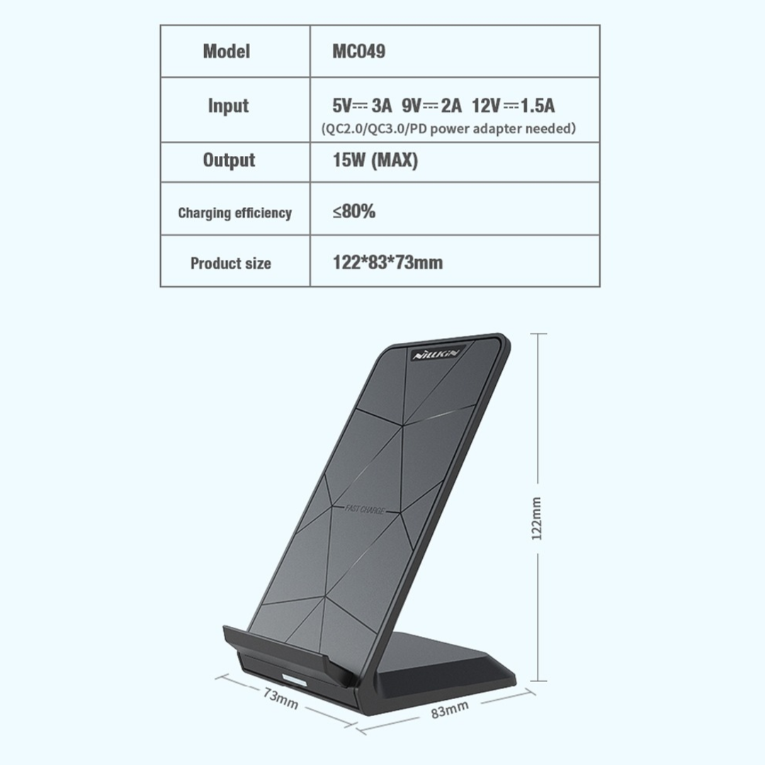 Nillkin Fast Wireless Charging Mobile Stand – No Color - view 4