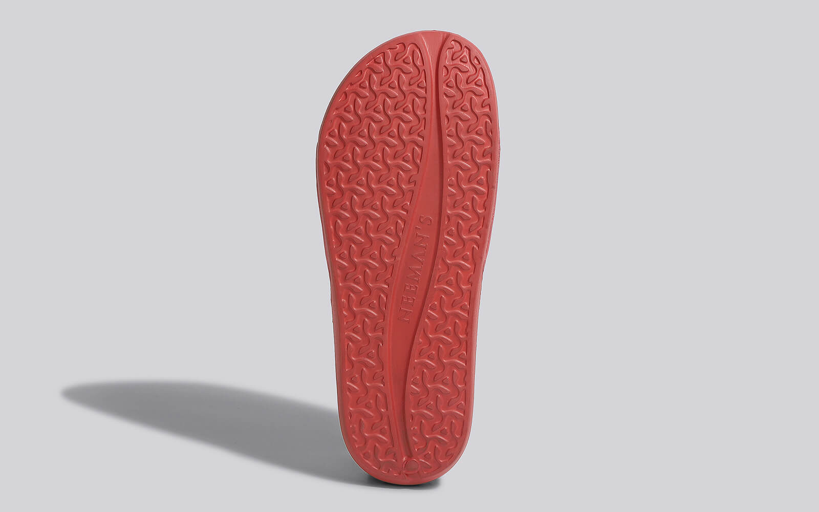 Neeman's Squooshy Slides for Men : Red-White - view 9