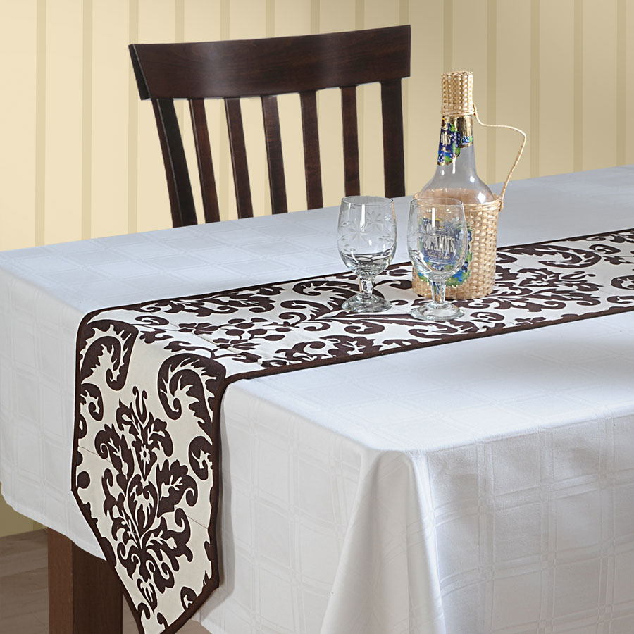 Swayam India Exotic Cotton Table Runner-9009 - view 3
