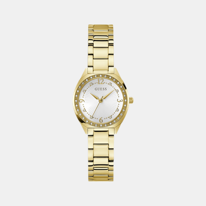 Guess Charlotte Women Quartz White Dial Analog Stainless Steel Watch GW0767L2