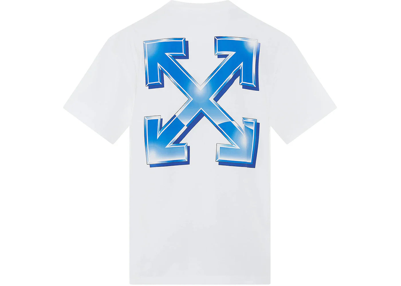 Cop Underdog Off-White Blue Metal Arrow Oversized Tee