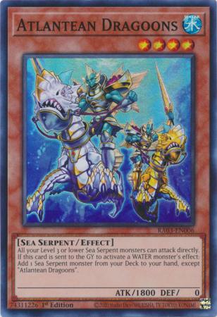 Yu-Gi-Oh! Atlantean Dragoons - RA03-EN006 - Super Rare - 1st Edition