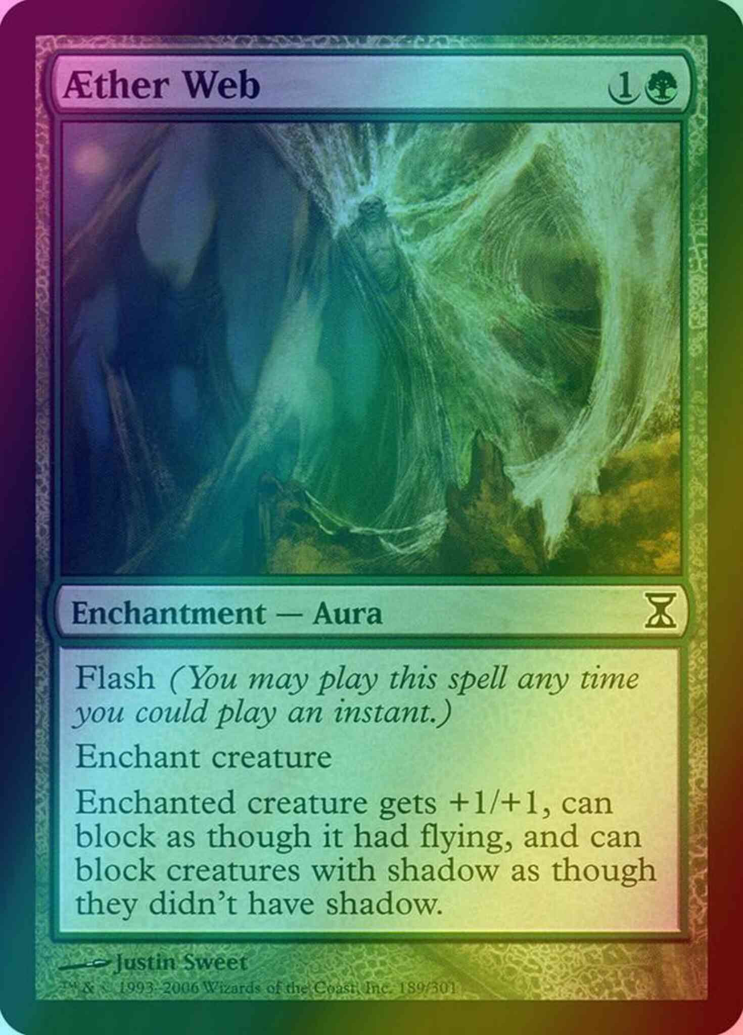 Aether web 189 – Magic Aether Web [189] [Time Spiral] [Foil]
