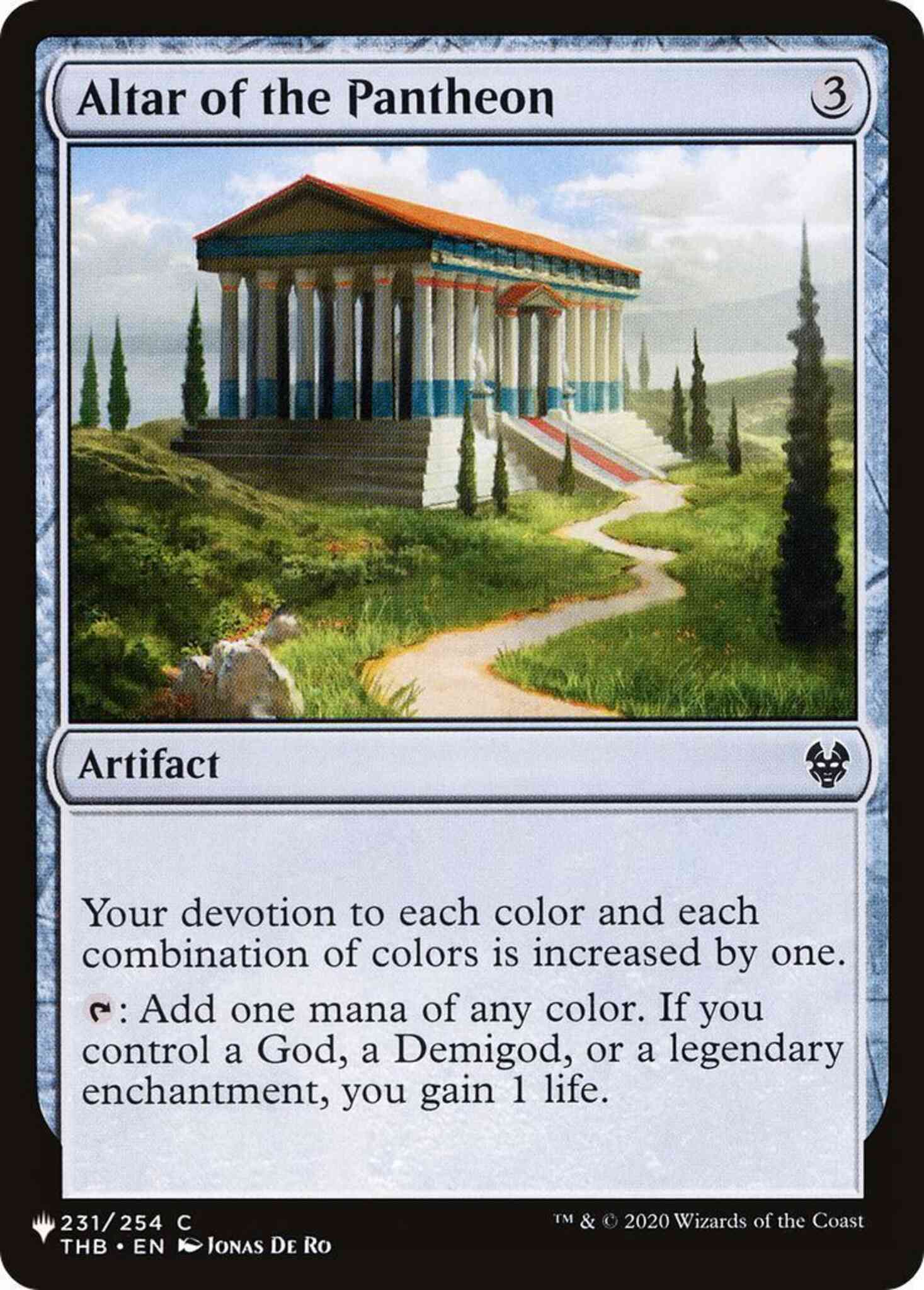 Thb-231 the list – Magic Altar of the Pantheon [THB-231] [The List] [Non-Foil]