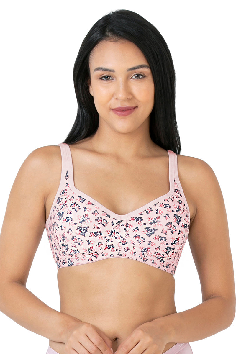 Amante Cool Contour Non padded Wirefree Bra - Ditsy Floral Pr