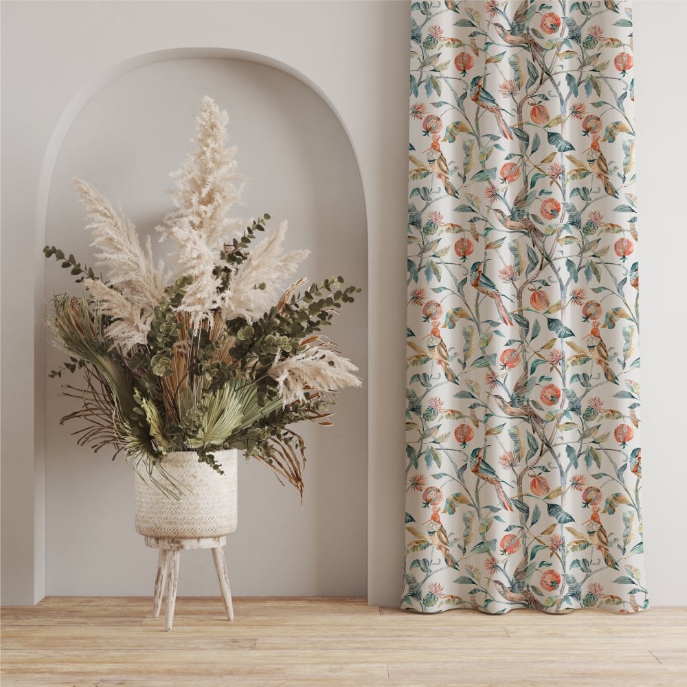 Blackout curtains digital – Urban Space -Home Furnishing Store Blackout Curtains, Digital Printed Curtains, Pack of 2 Curtains - King Fisher