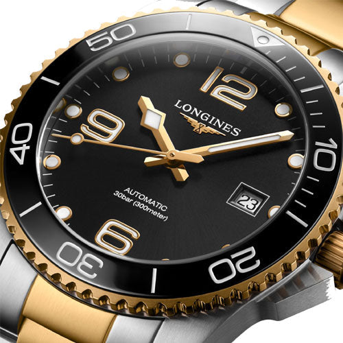 Longines Hydroconquest Sunray Black Dial Men 41mm - view 2