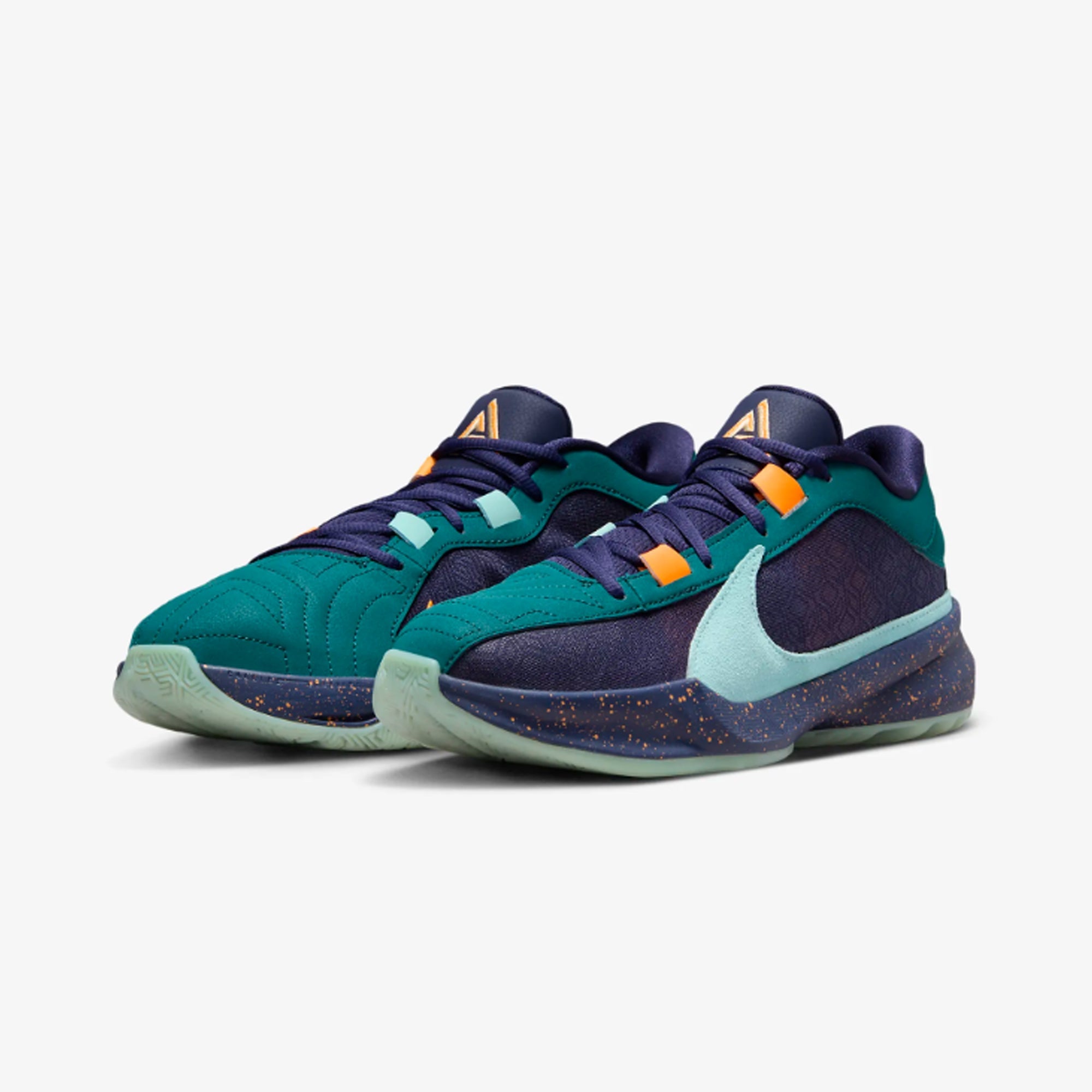 Nike | FREAK 5 EP { GEODE TEAL/JADE ICE-PURPLE INK - view 2