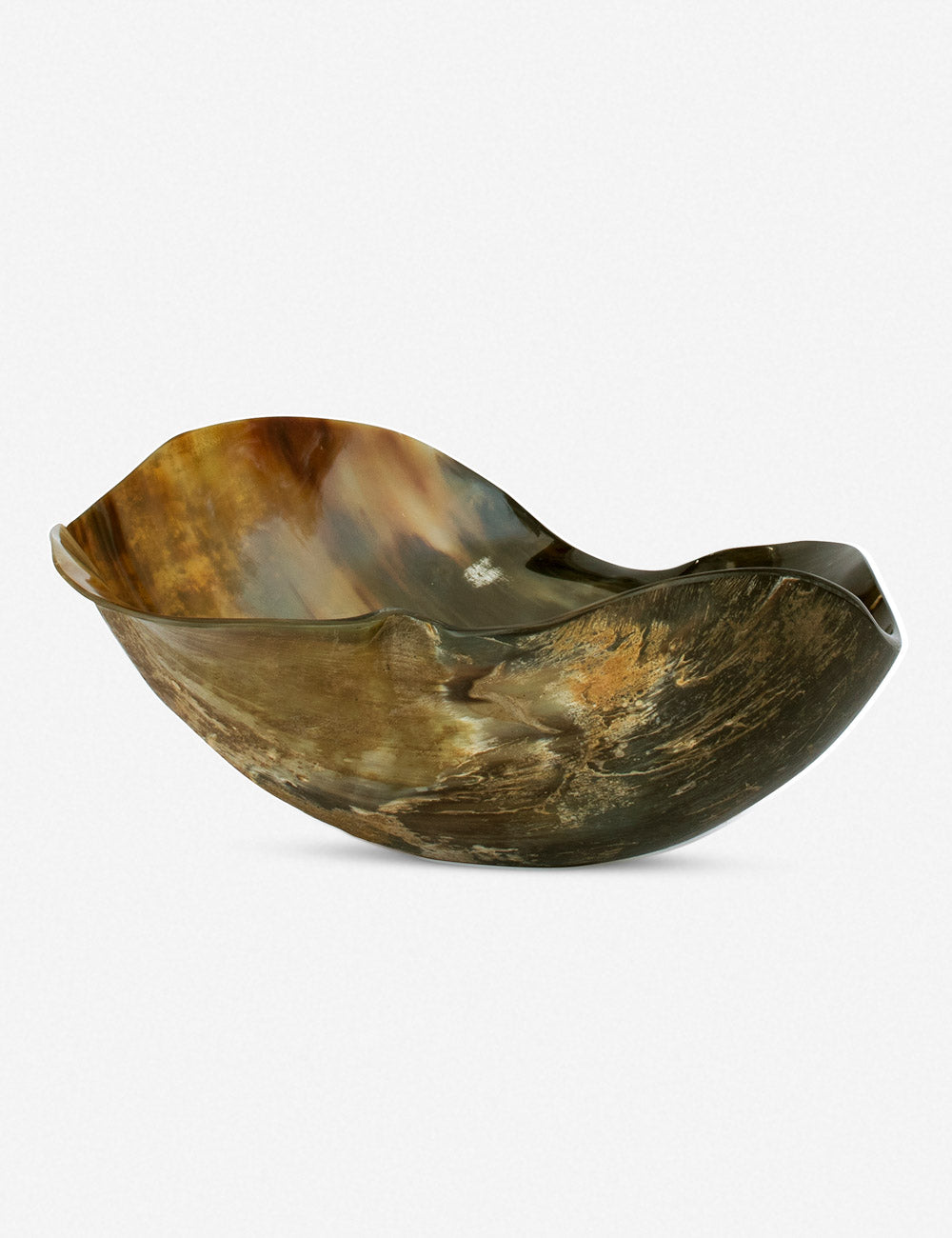 Lulu and Georgia Black Horn Bowl by Regina Andrew