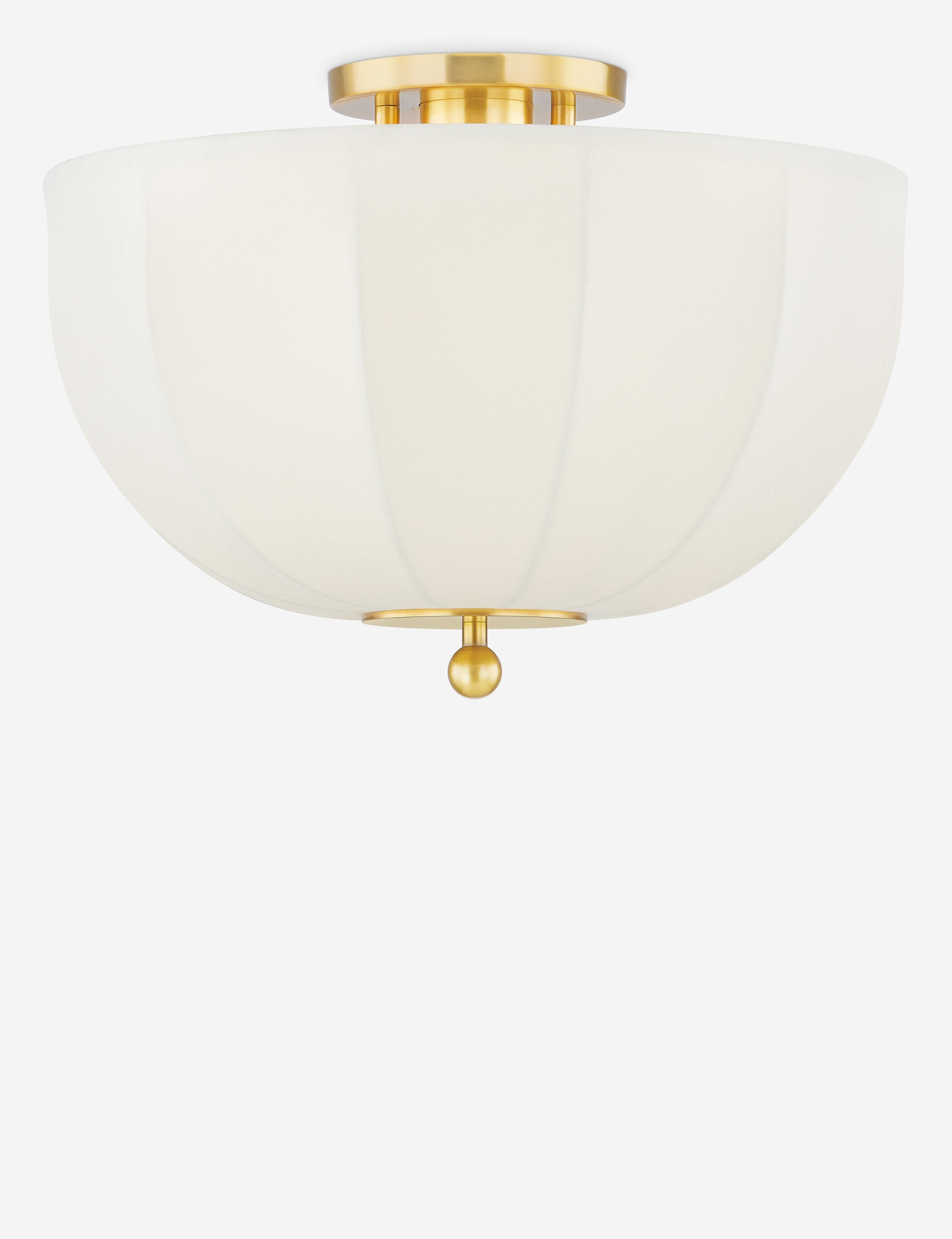 Lulu and Georgia Harker Flush Mount Light – Brass - view 2