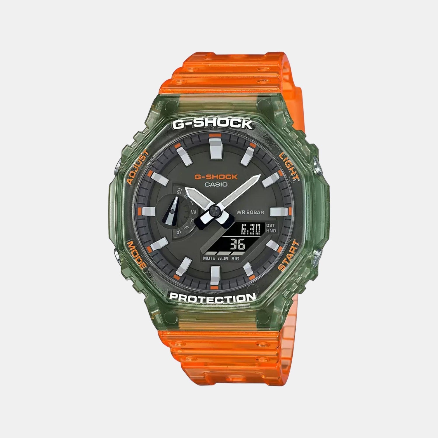 Casio G-Shock Men Quartz Black Dial Analog-Digital Resin Watch G1117