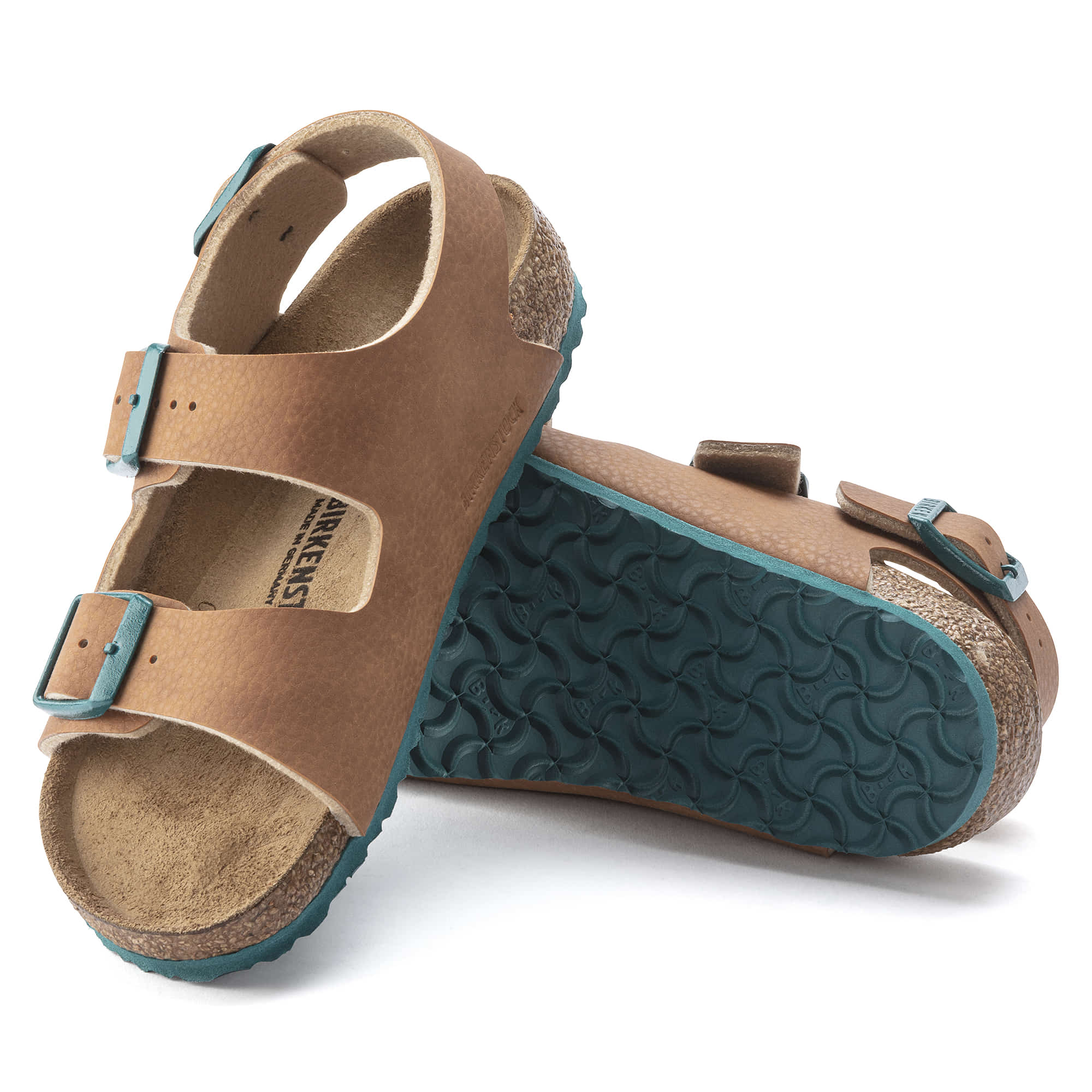 Birkenstock Milano Kids Birko-Flor – Brown Brown/Ginger Brown