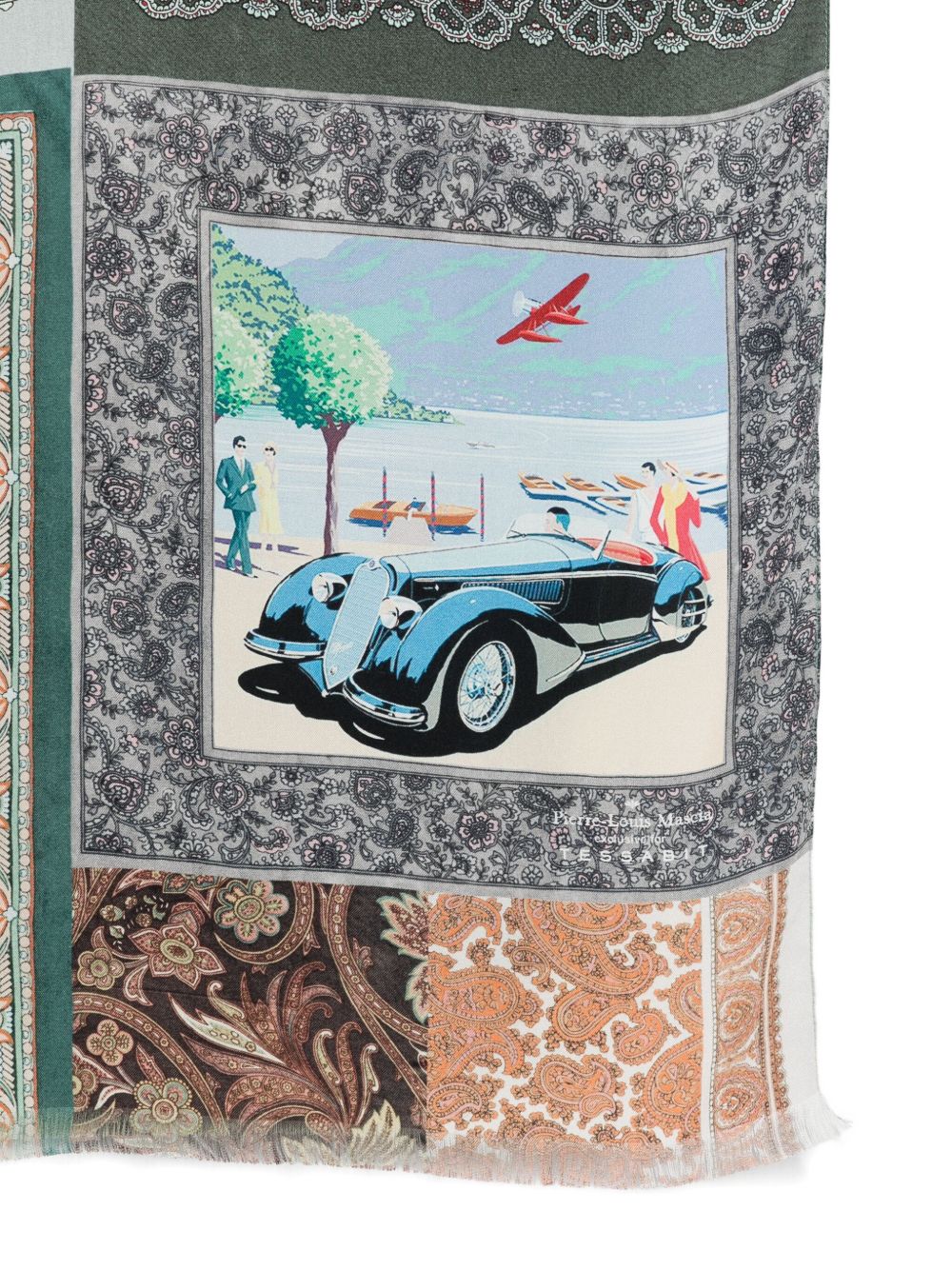 032C Pierre Louis Mascia silk printed scarf – SILK 100% - view 2