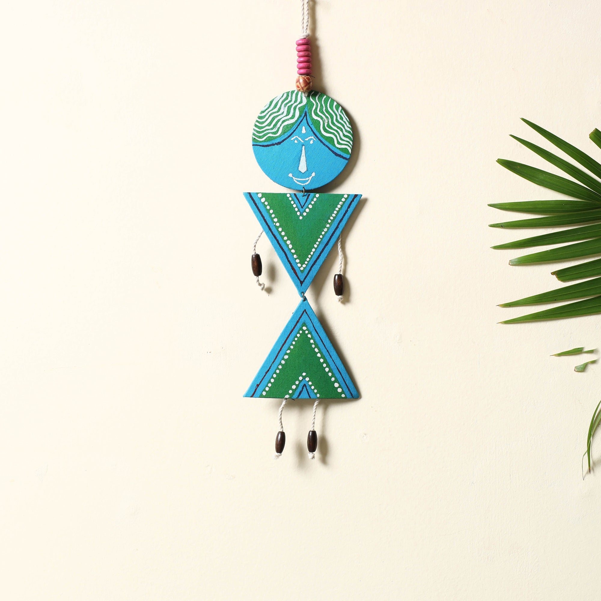 KHUSHBASH - HAPPY LOOM OF EAST Bishnupur Handpainted Fabric Wall Hanging