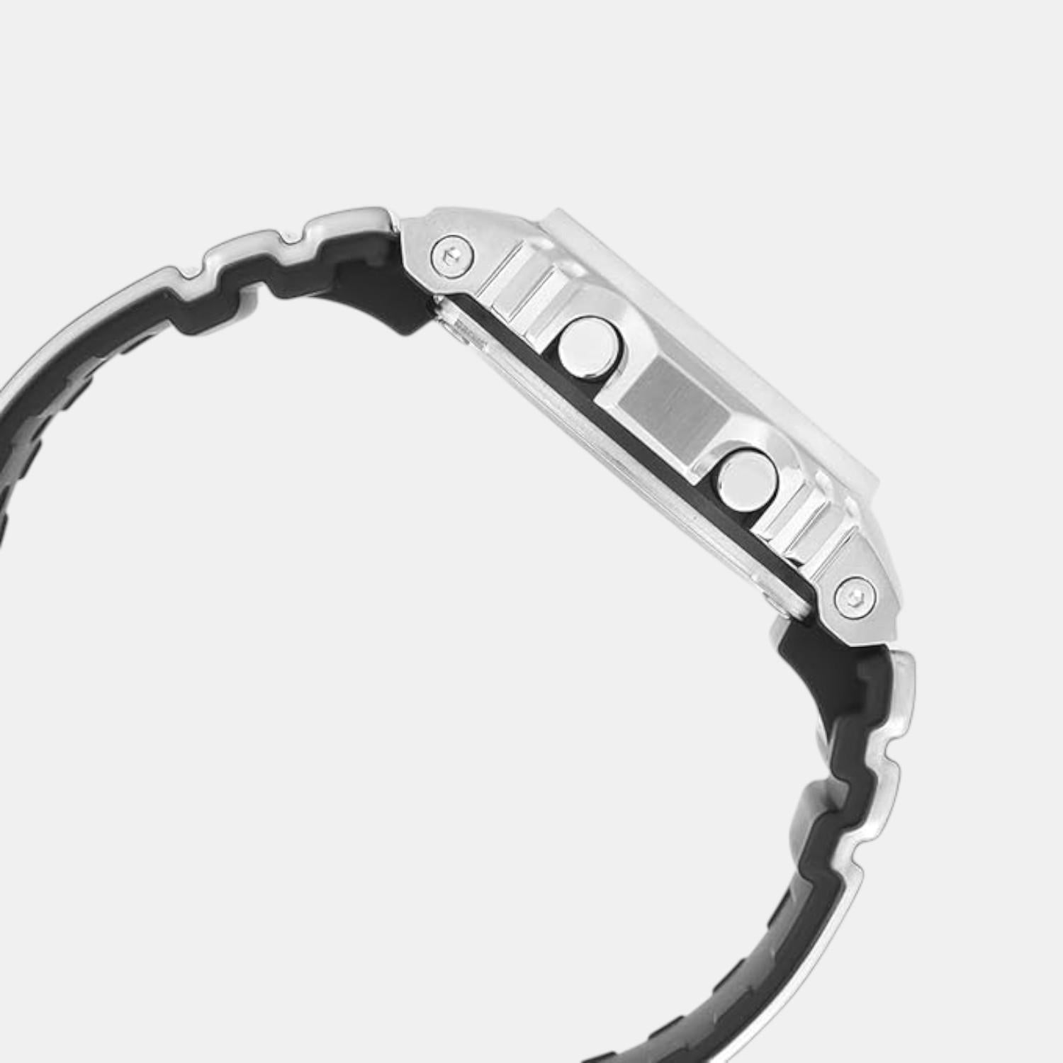 Casio G-Shock Men Quartz Silver Dial Digital Resin Watch G1666 - view 3