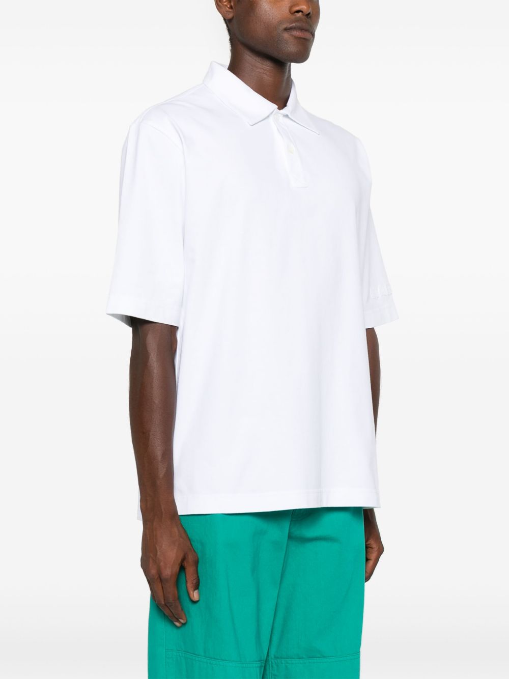 Marni logo-patch polo shirt – Cotton 100% - view 5