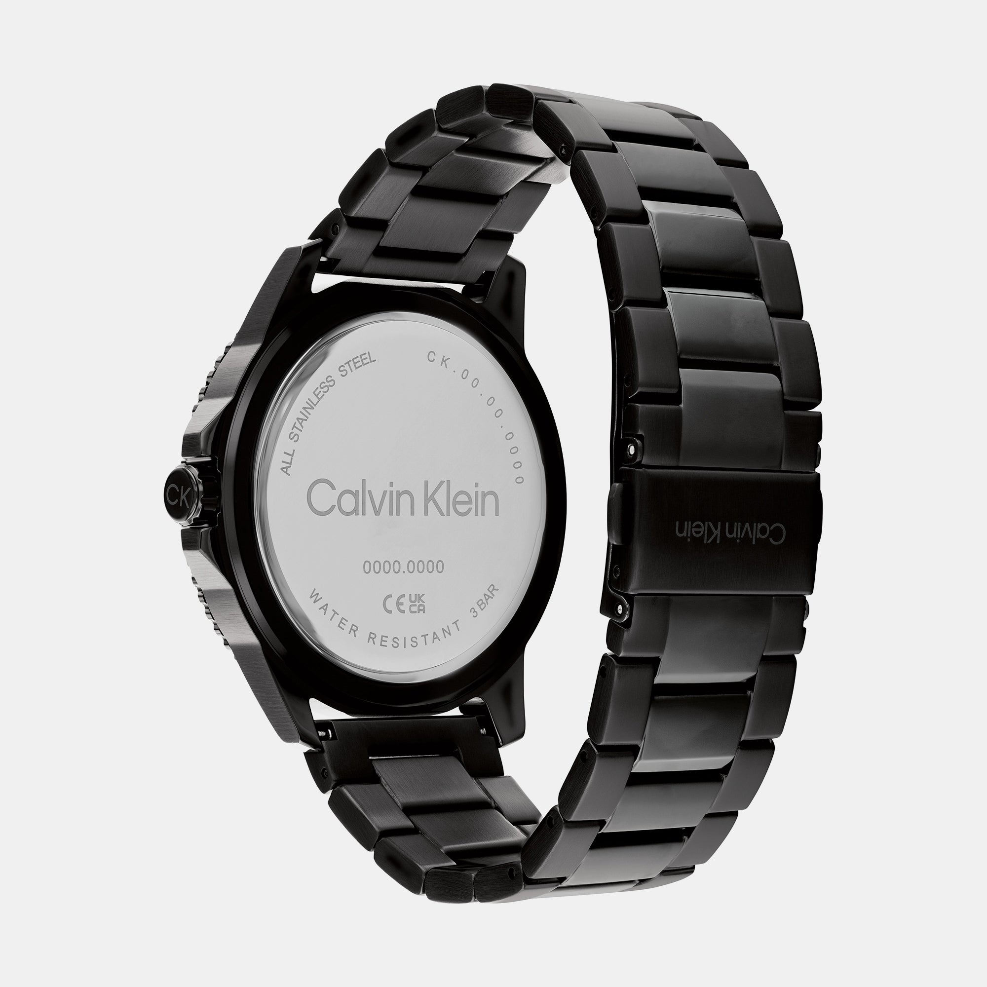 Calvin Klein Aqueous Men Quartz Black Dial Analog Stainless Steel Watch 25200382 - view 3