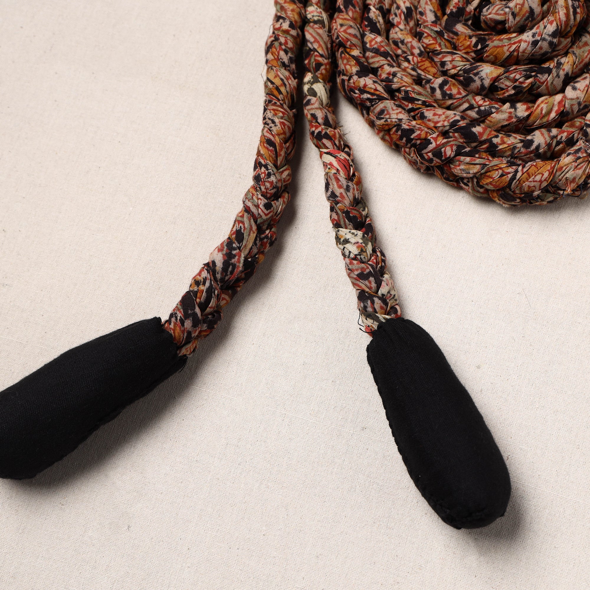NOORI BAZAR Handmade Upcycled Fabric Skipping Rope 10 - view 3