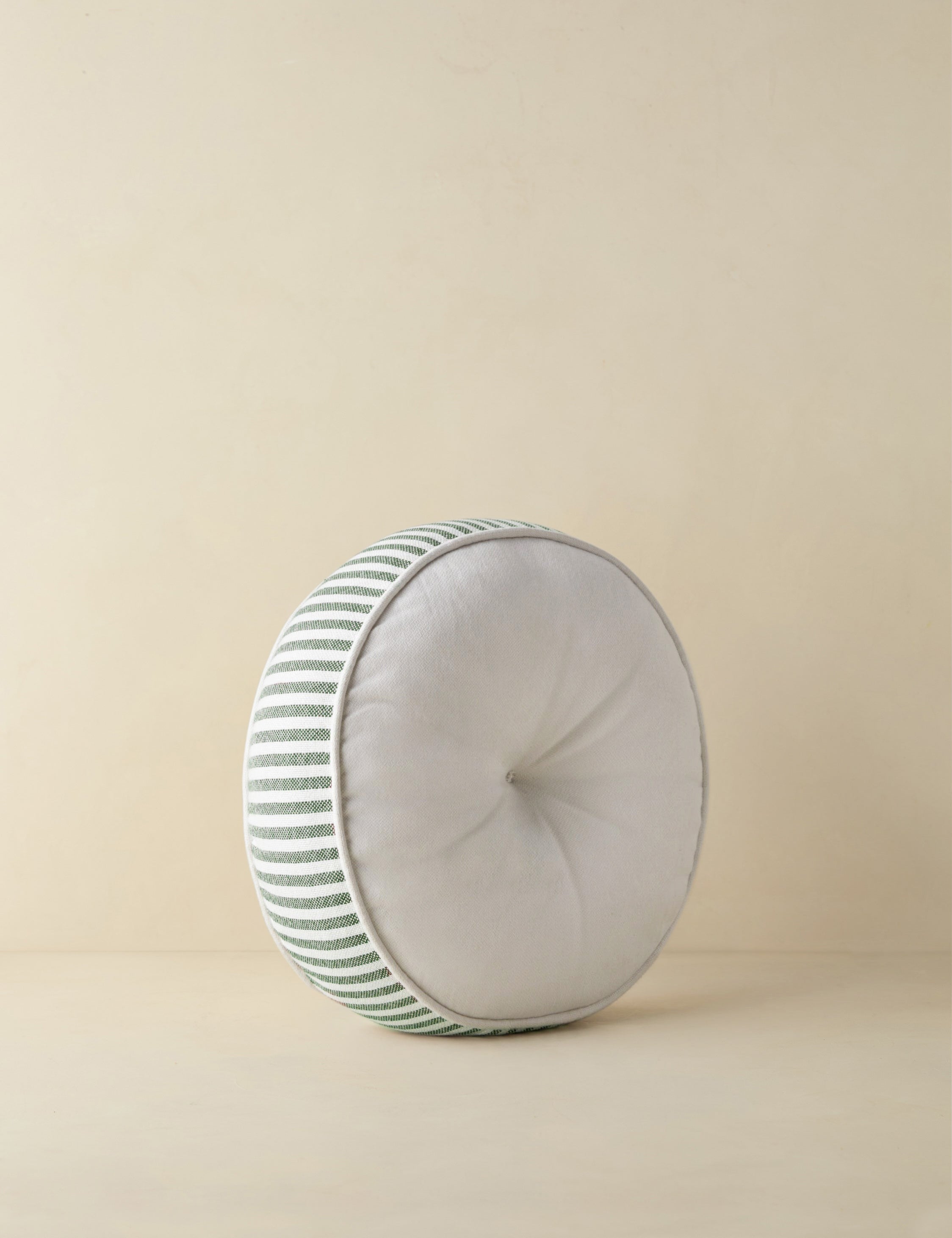 Lulu and Georgia Littu Indoor / Outdoor Striped Disc Pillow by Sarah Sherman Samuel - view 2