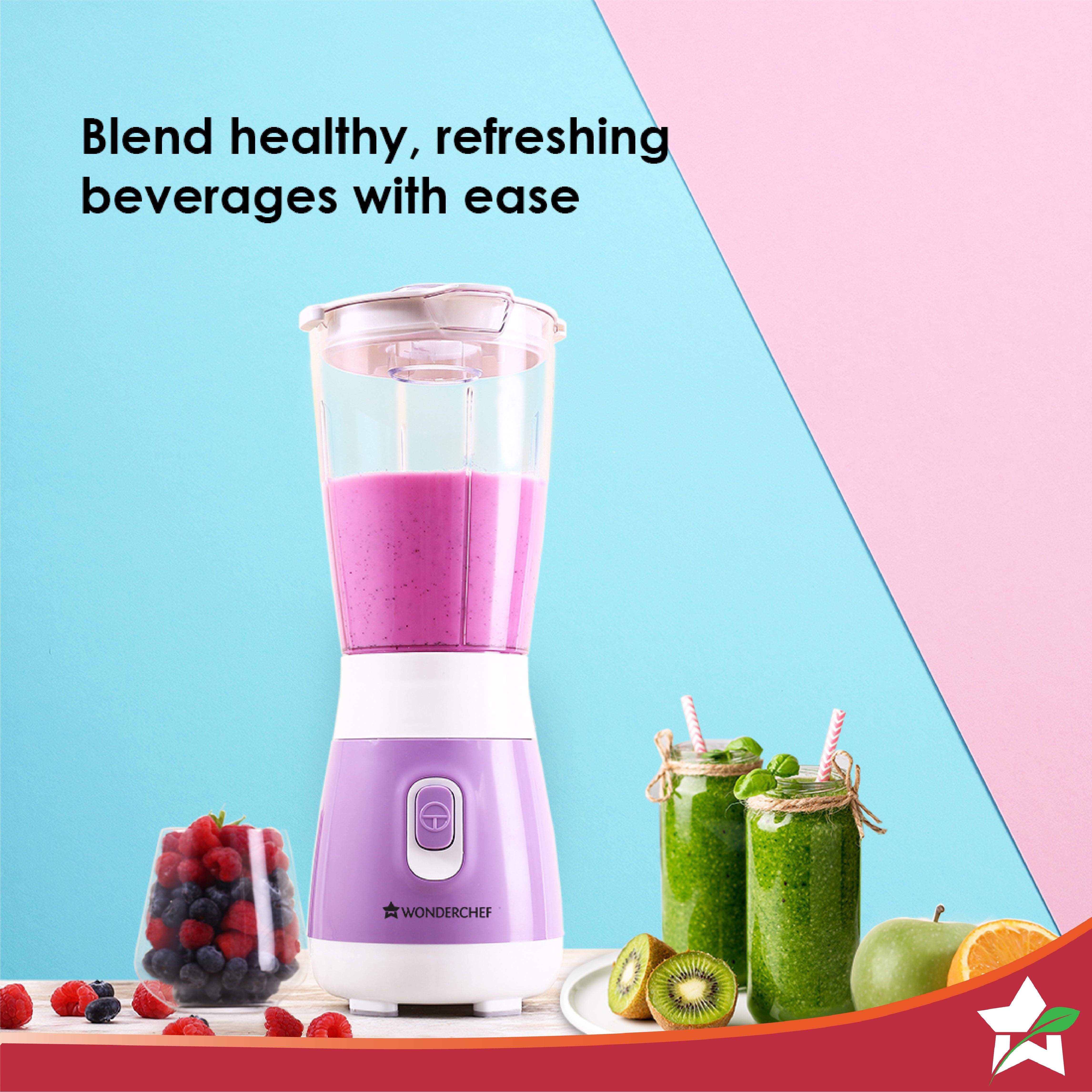 Wonderchef Renewed Orchid Personal Blender, 250W Copper Motor, 600ml Transparent Jar, Stainless - view 4