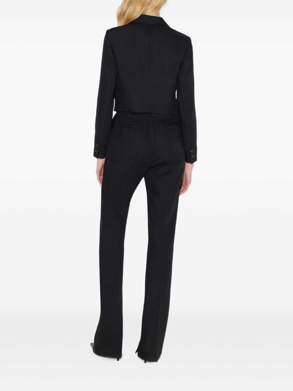 Elisabetta Franchi Jackets BLACK – VIRGIN WOOL 100% - view 2