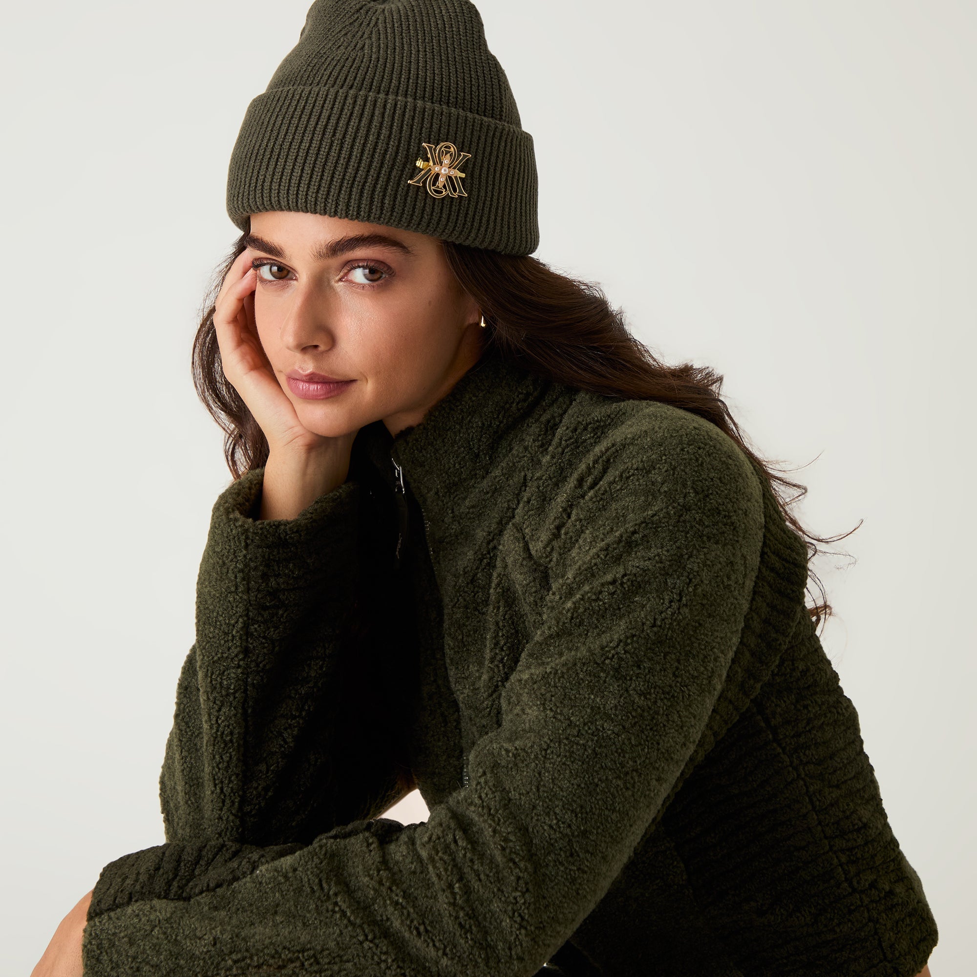 Kith Women Broach Mia Beanie - Cypress - view 2