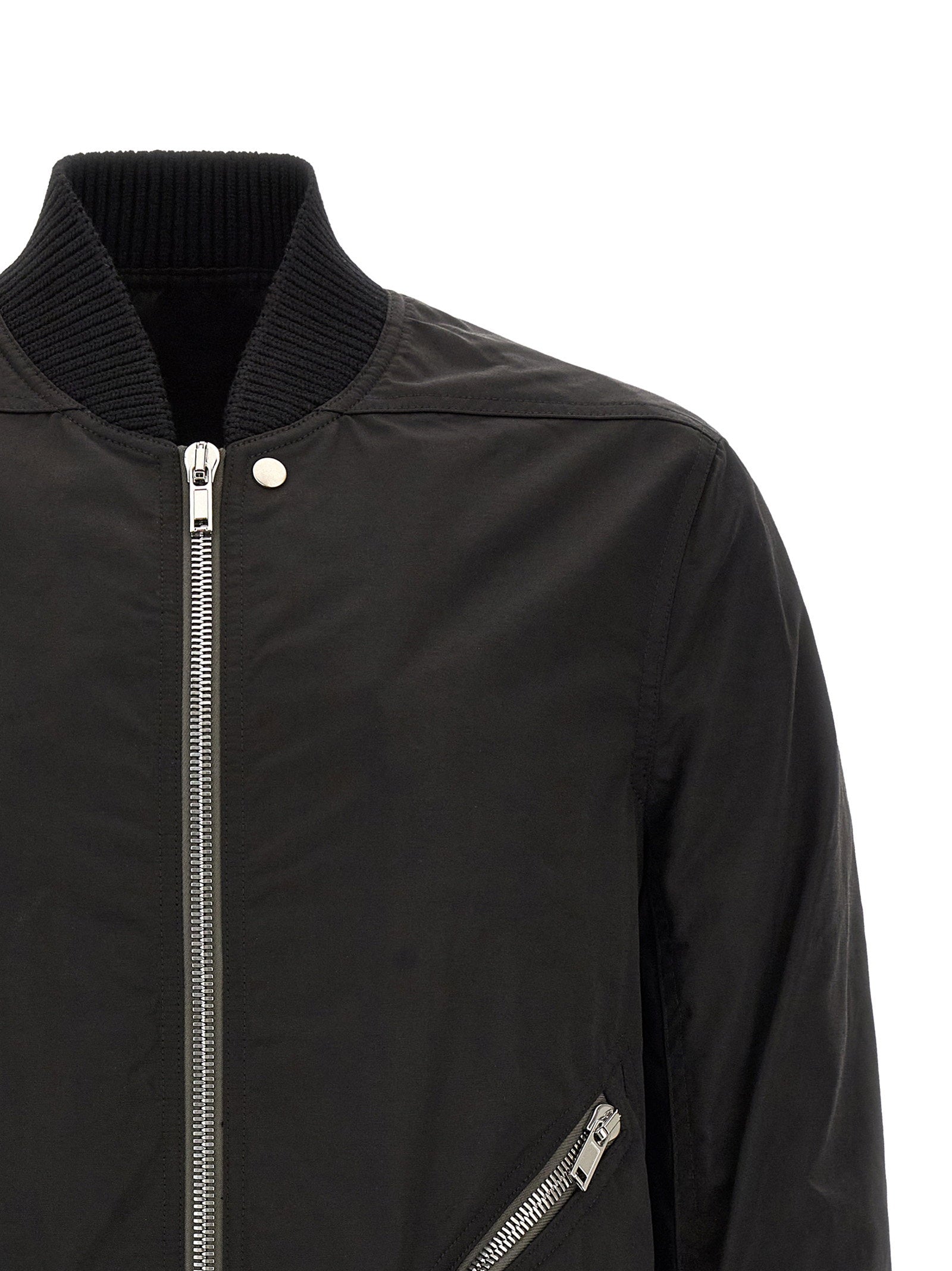 Rick Owens Heizer Flight Bomber Jacket – 53% nylon, 47% cotton - view 3