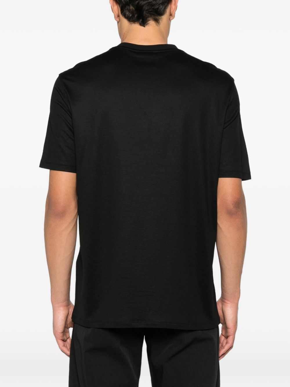Emporio Armani Cotton blend t-shirt – 70% Lyocell, 30% Cotton - view 4