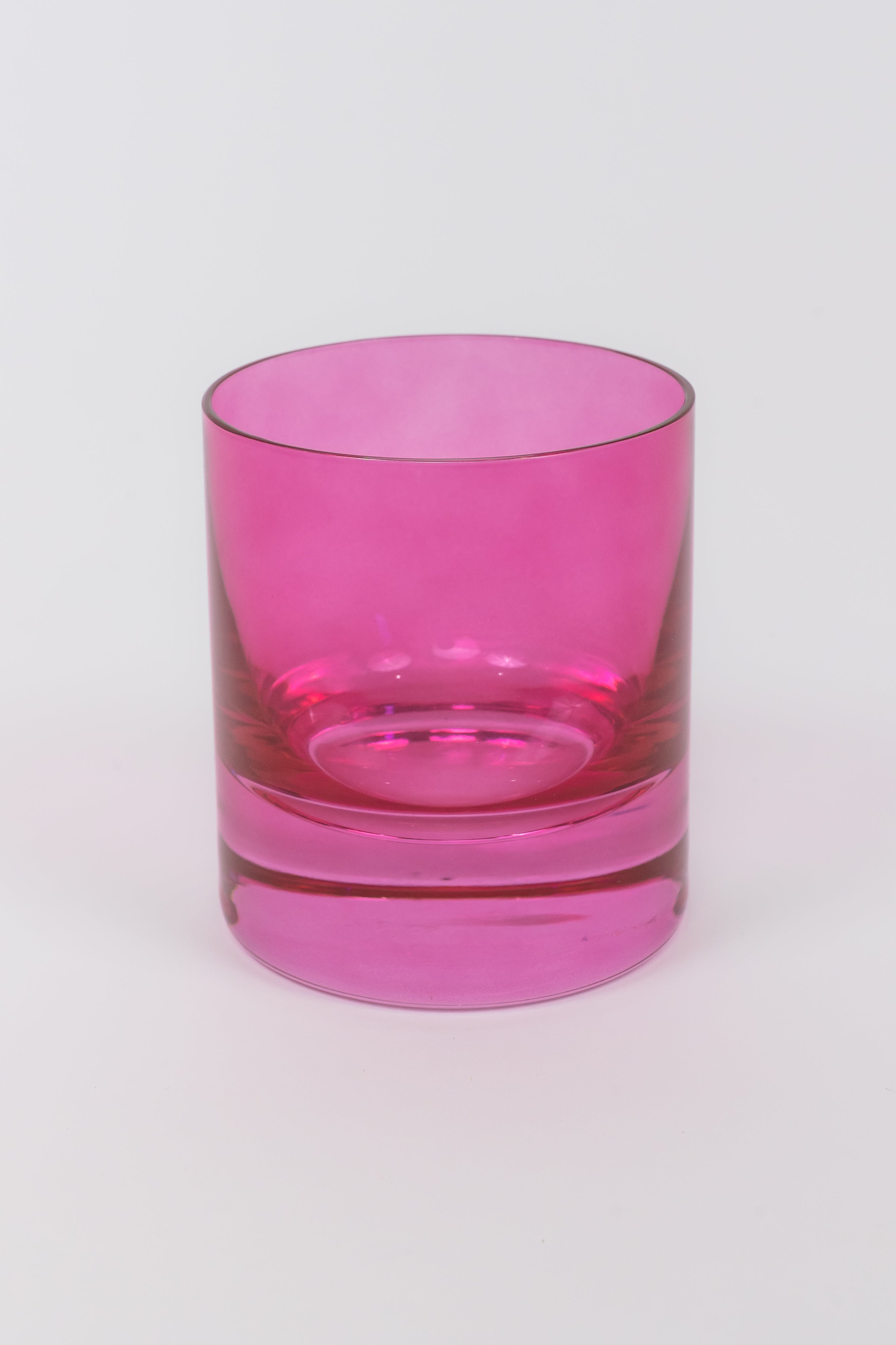 Estelle Colored Glass Estelle Colored Rocks Glass - Set of 2 {Fuchsia} - view 4