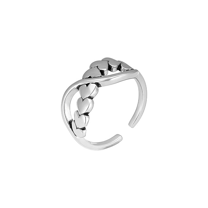 GIVA Jewellery Silver Infinite Love Ring - view 5