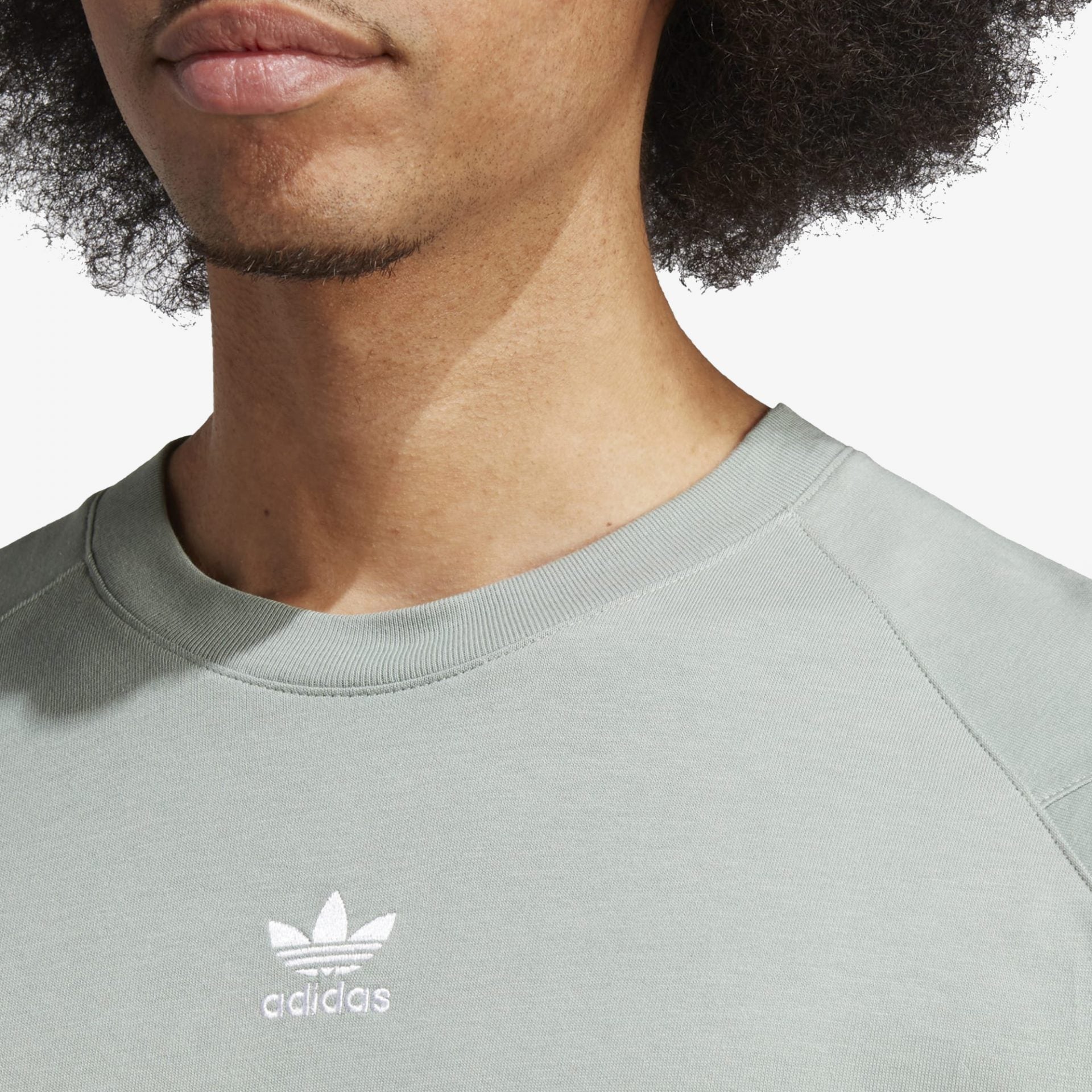 Adidas Originals | REKIVE TEE { SILVER GREEN - view 2