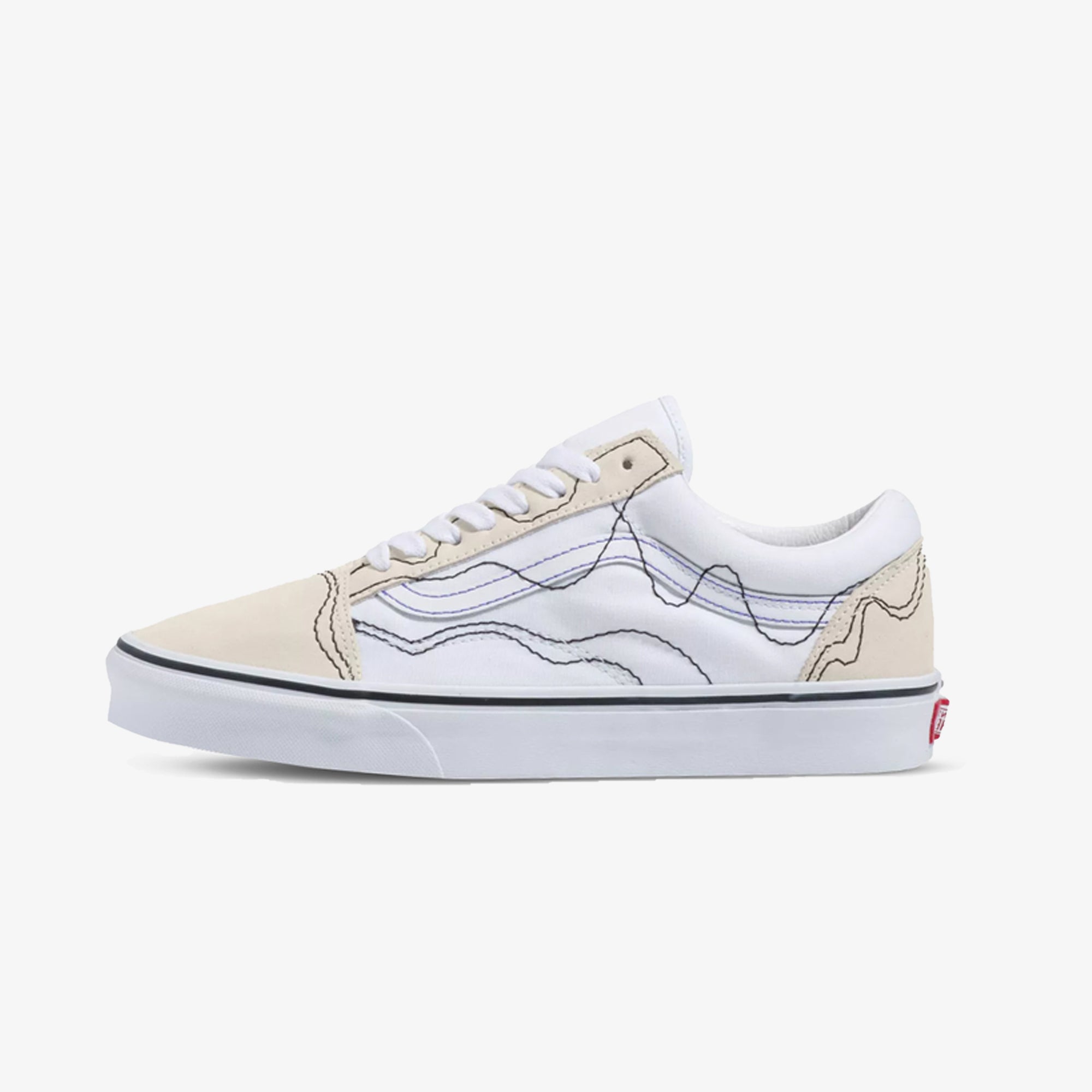 Vans | STITCH WARP OLD SKOOL { TRUE WHITE/BLACK - view 2