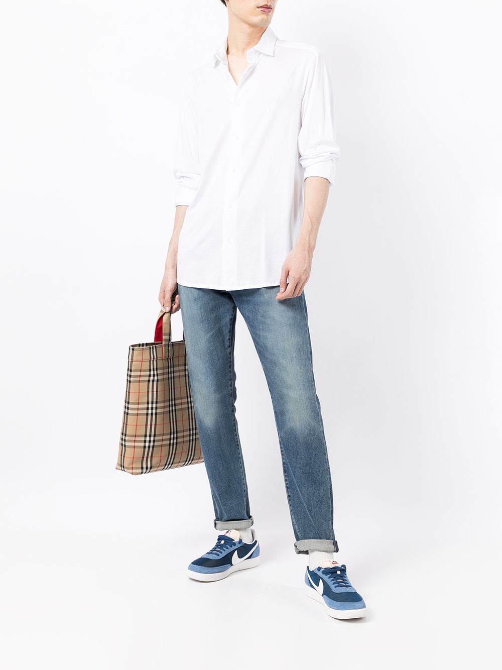 Emporio Armani Cotton blend shirt – 70% LYOCELL, 30% COTTON - view 3