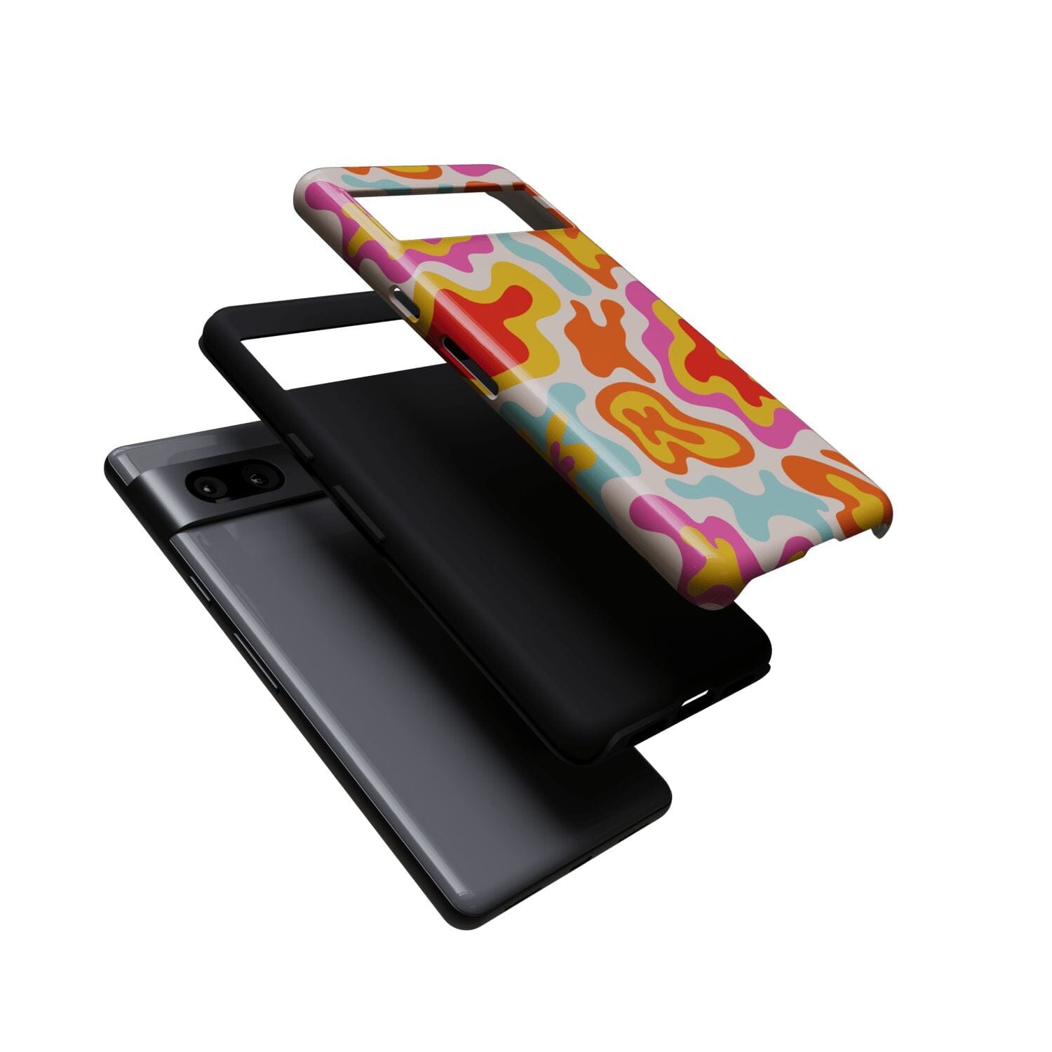 Casetry Tropical Color Splash | Abstract Retro Google Pixel Case - view 9