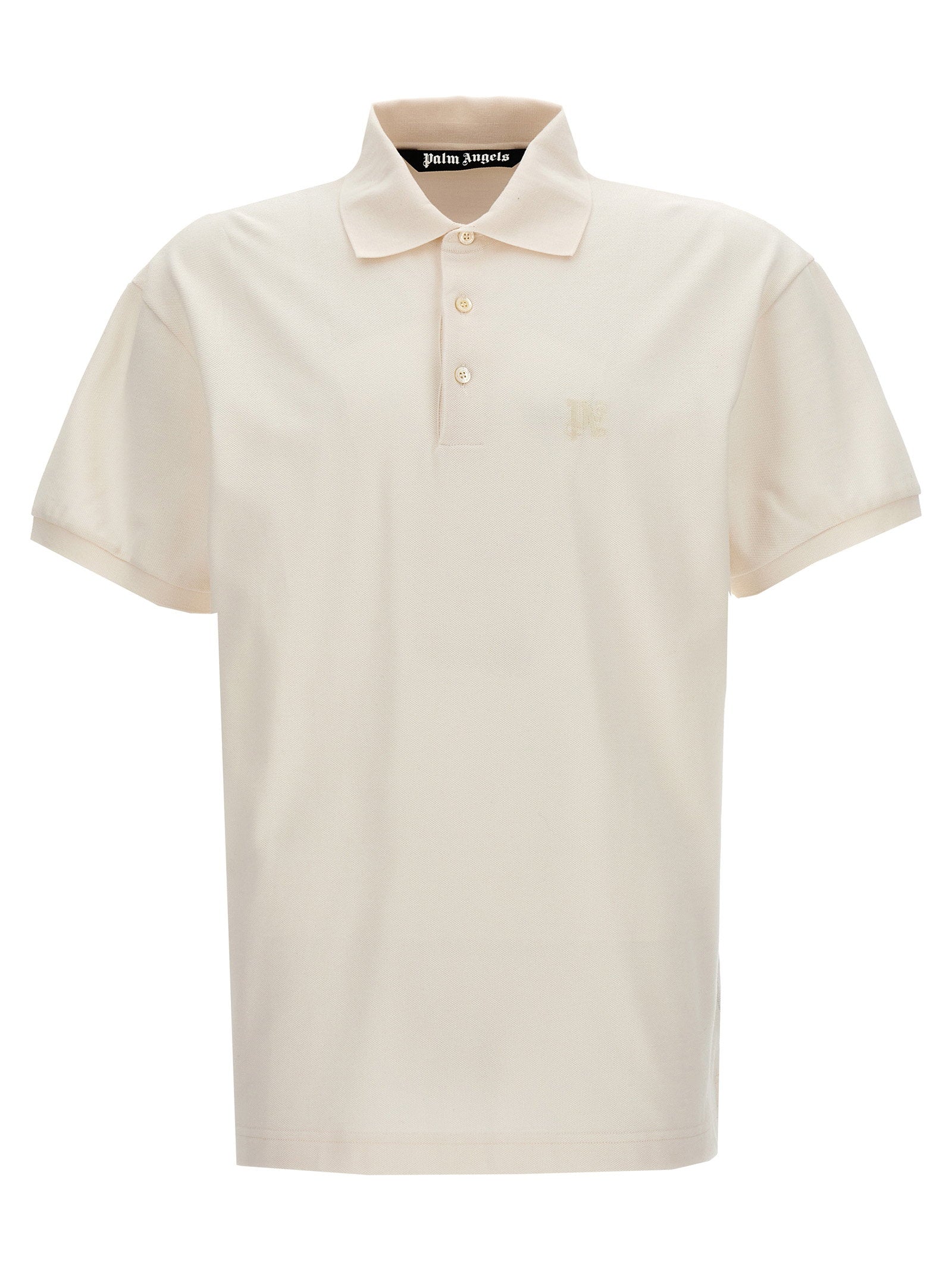 Palm Angels Monogram Polo Shirt – 100% polyester