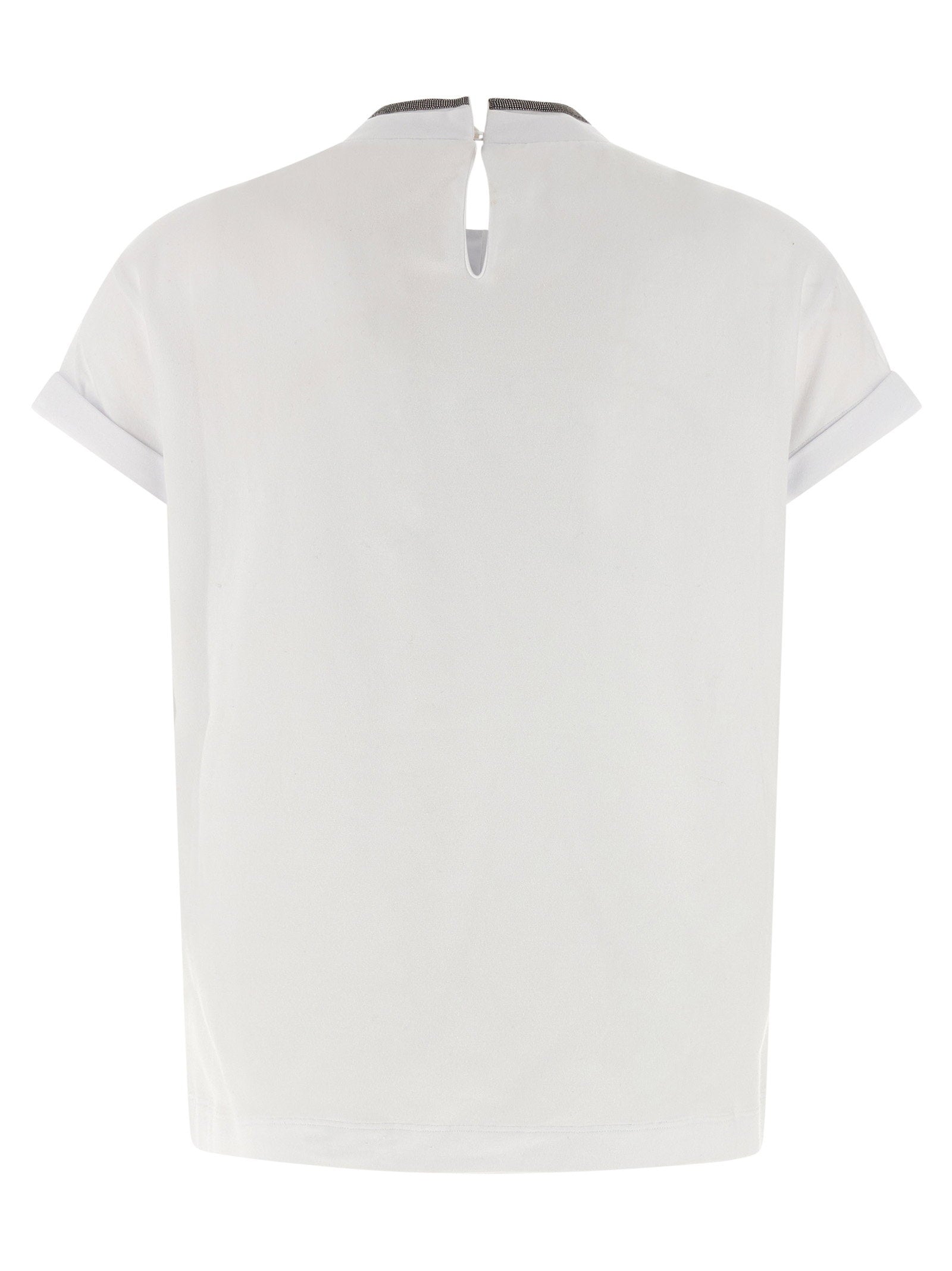 Brunello Cucinelli ‘monile’ Jersey T-shirt – 93% cotton 7% elastane - view 2