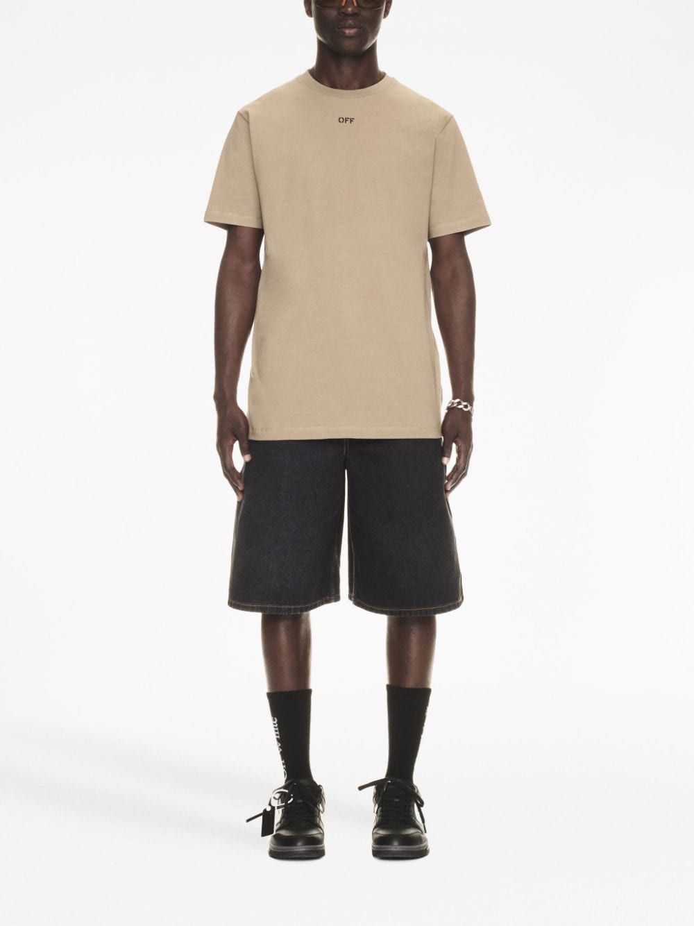Off White Logo cotton t-shirt – Cotton 100% - view 4