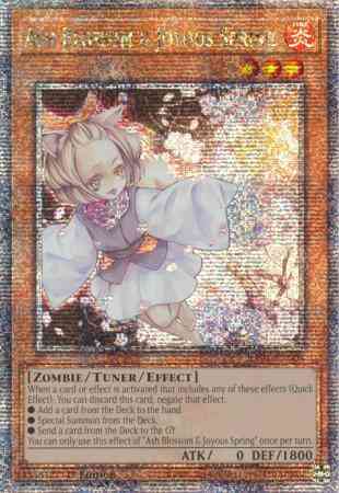 Ash blossom joyous – Yu-Gi-Oh! Ash Blossom & Joyous Spring - RA01-EN008 - Quarter Century Secret Rare - 1st Edition