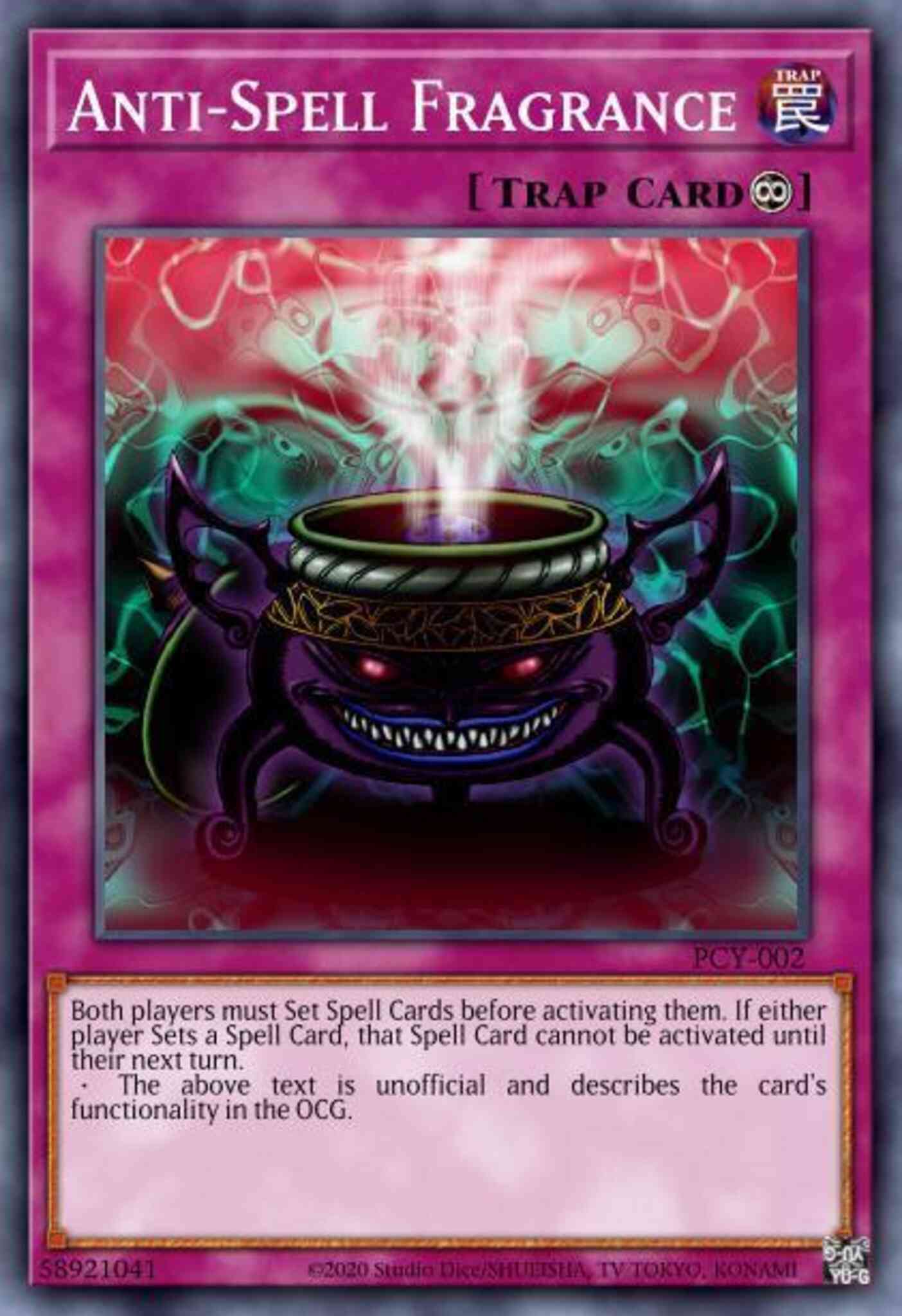 Yu-Gi-Oh! Anti-Spell Fragrance - DUDE-EN052 - Ultra Rare - 1st Edition