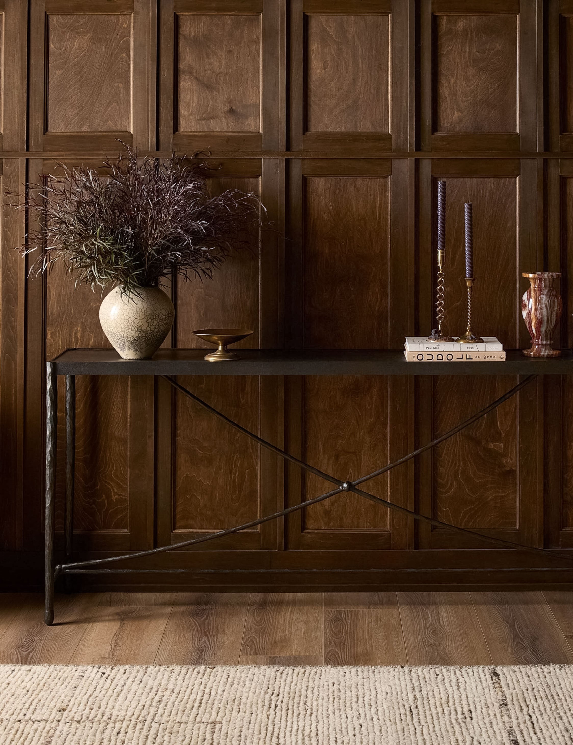 Lulu and Georgia Perlaza Console Table – Bronze - view 2