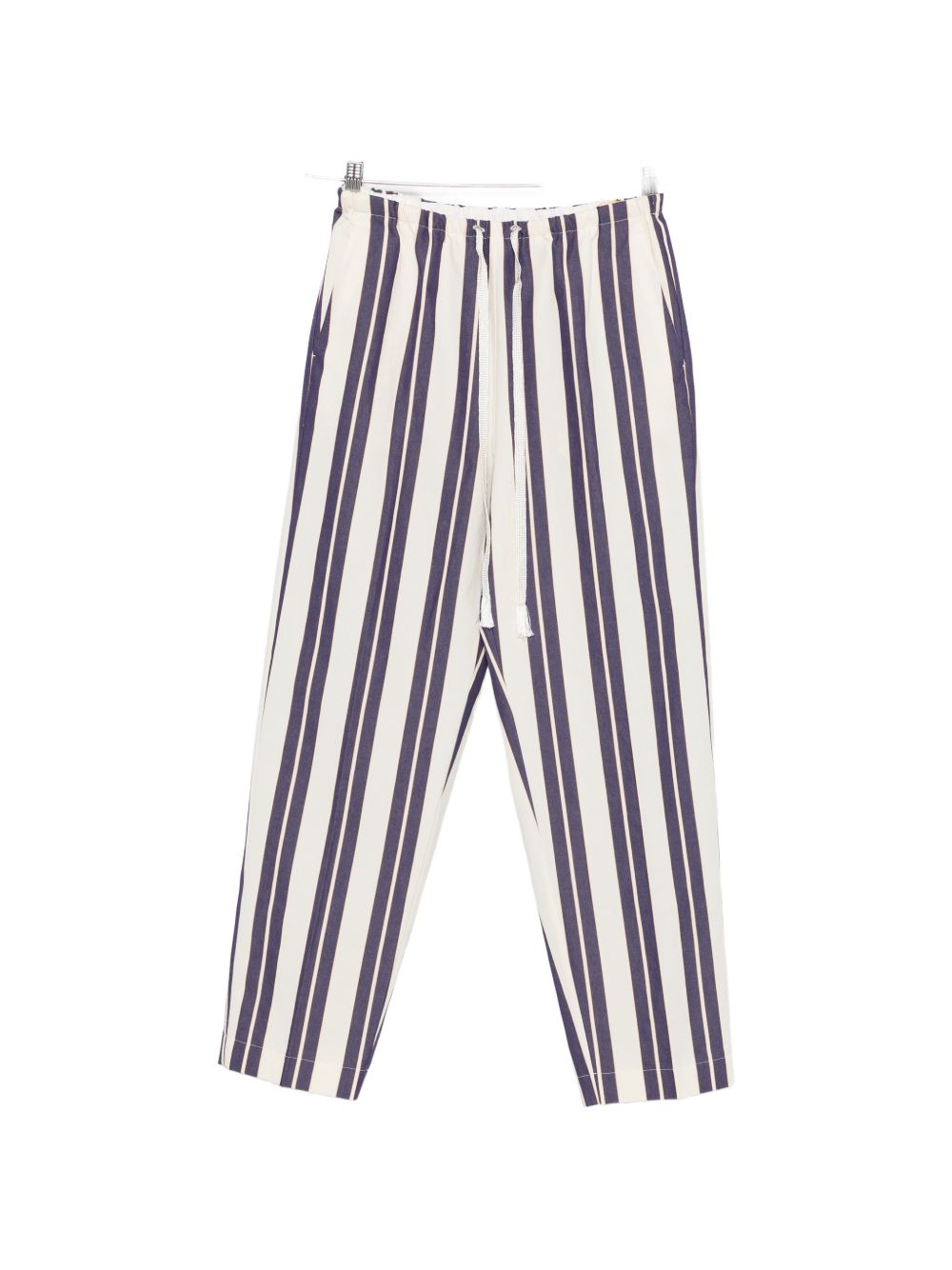 Forte Forte Striped drawstring trousers – 78% Cotton 22% Linem